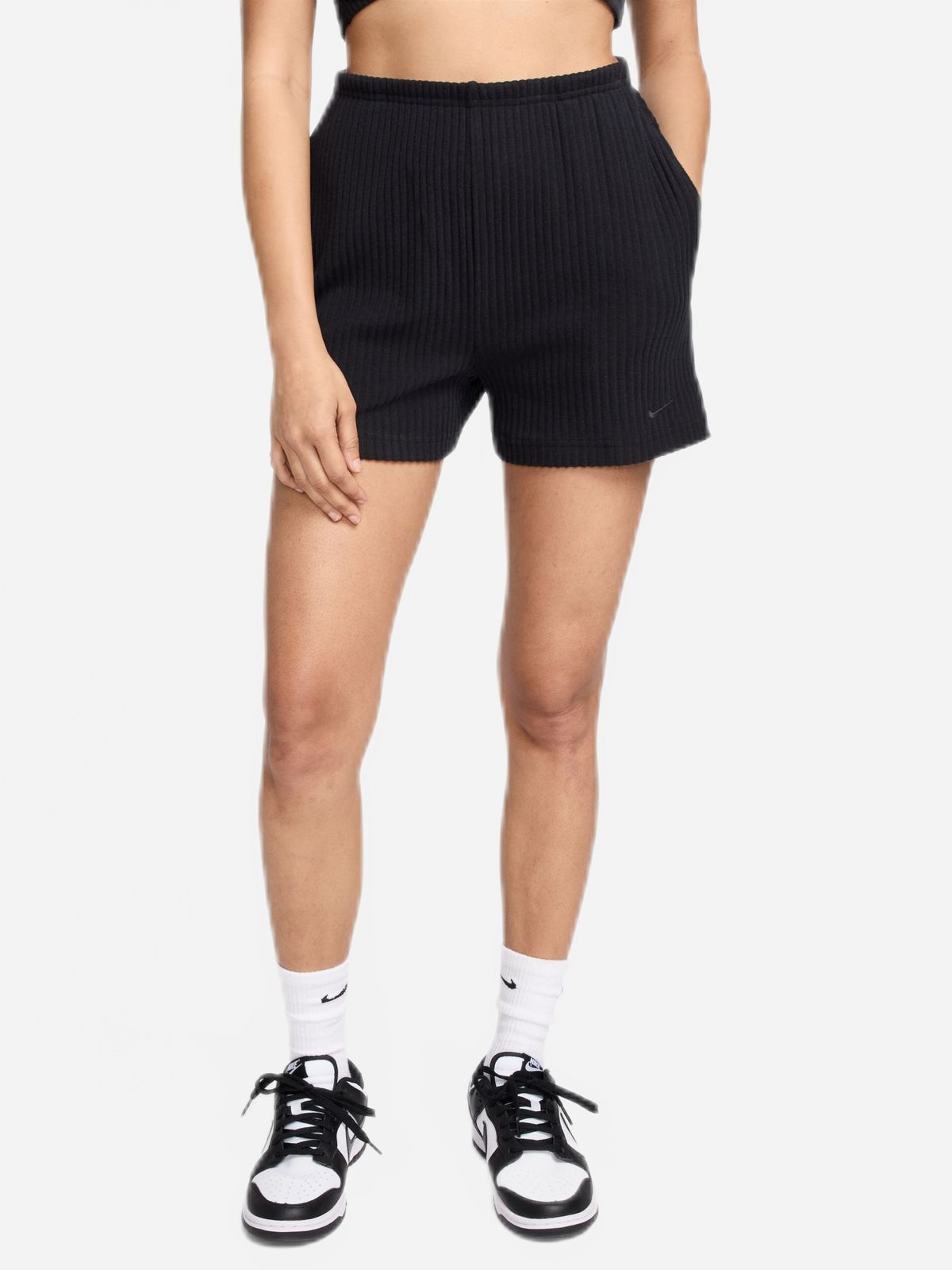  מכנסי טרנינג ריב קצרים Nike Sportswear Chill Knit של NIKE