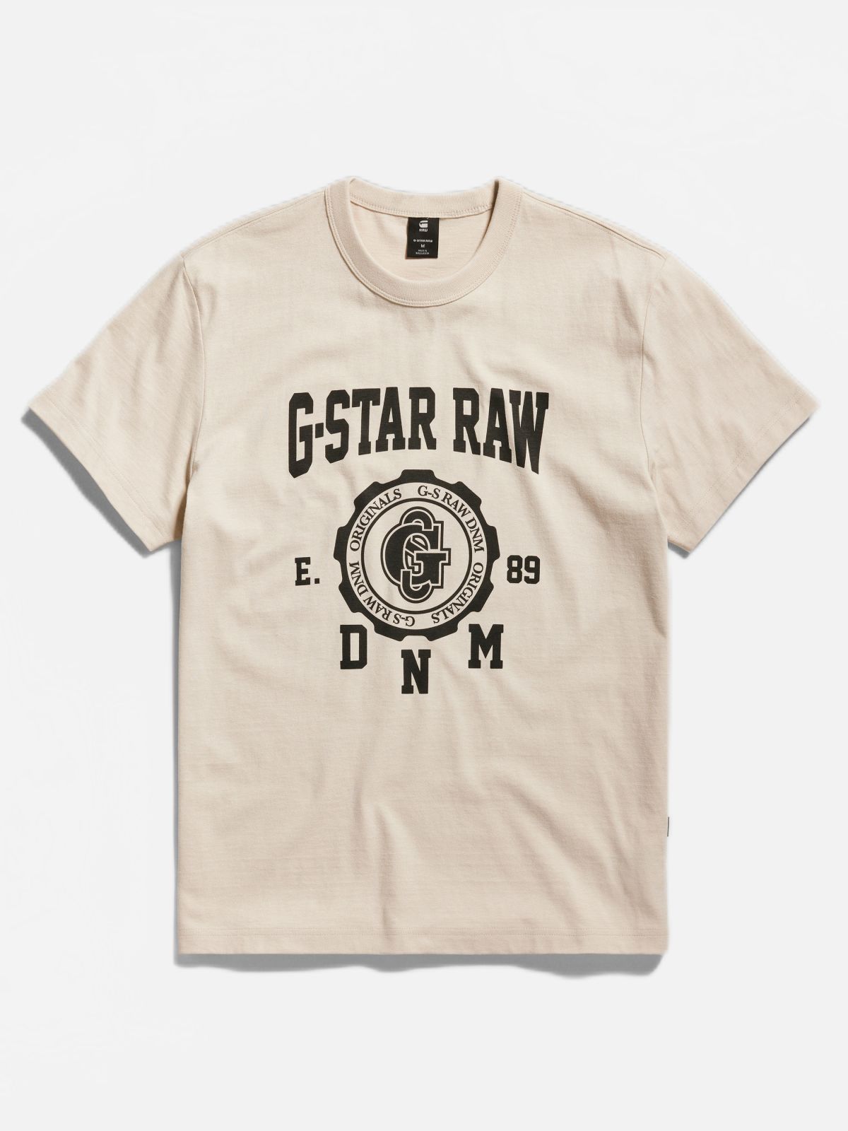  טי שירט עם הדפס לוגו של G-STAR