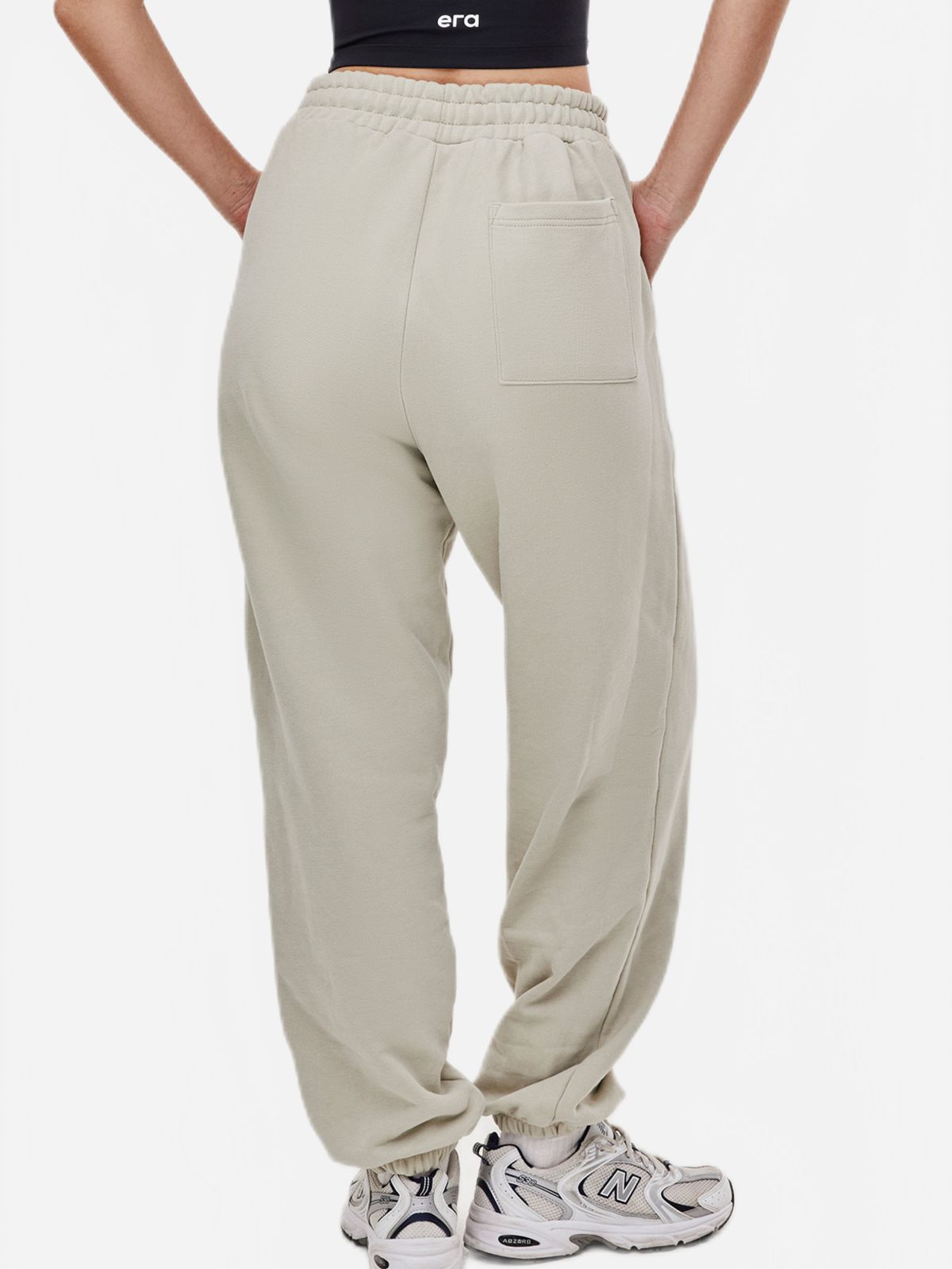  מכנסי טרנינג אוברסייז עם רקמת לוגו של ERA
