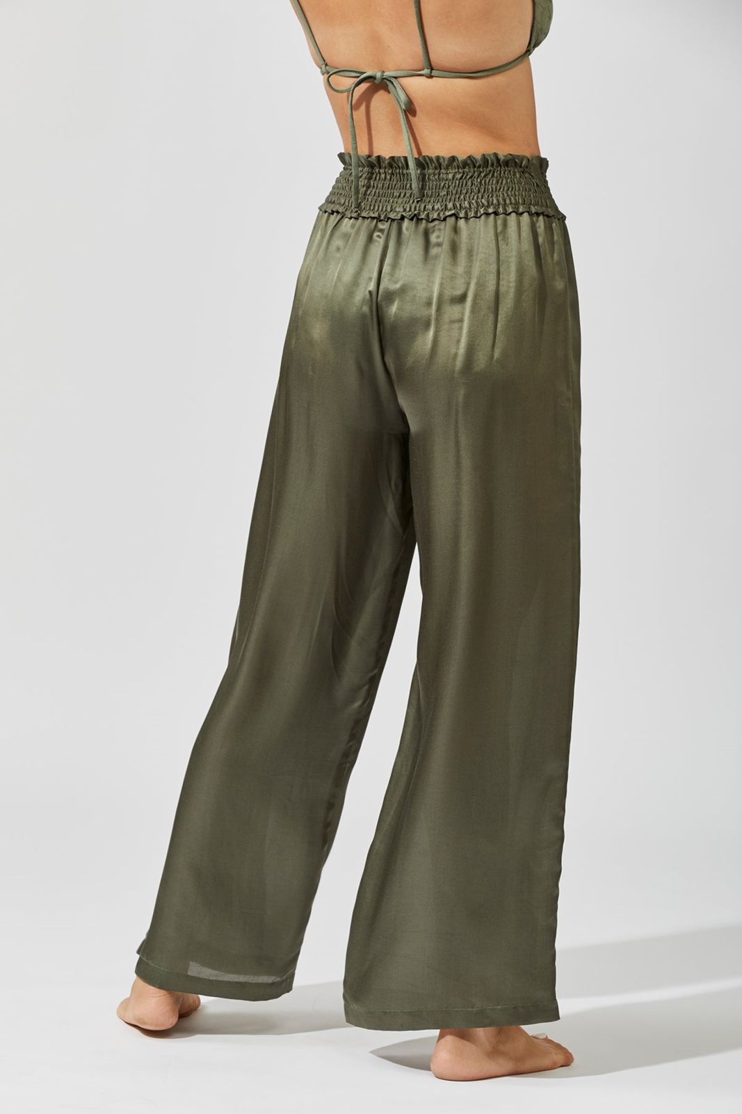  מכנסיים ארוכים חאקי של LUMA BY GOTTEX 