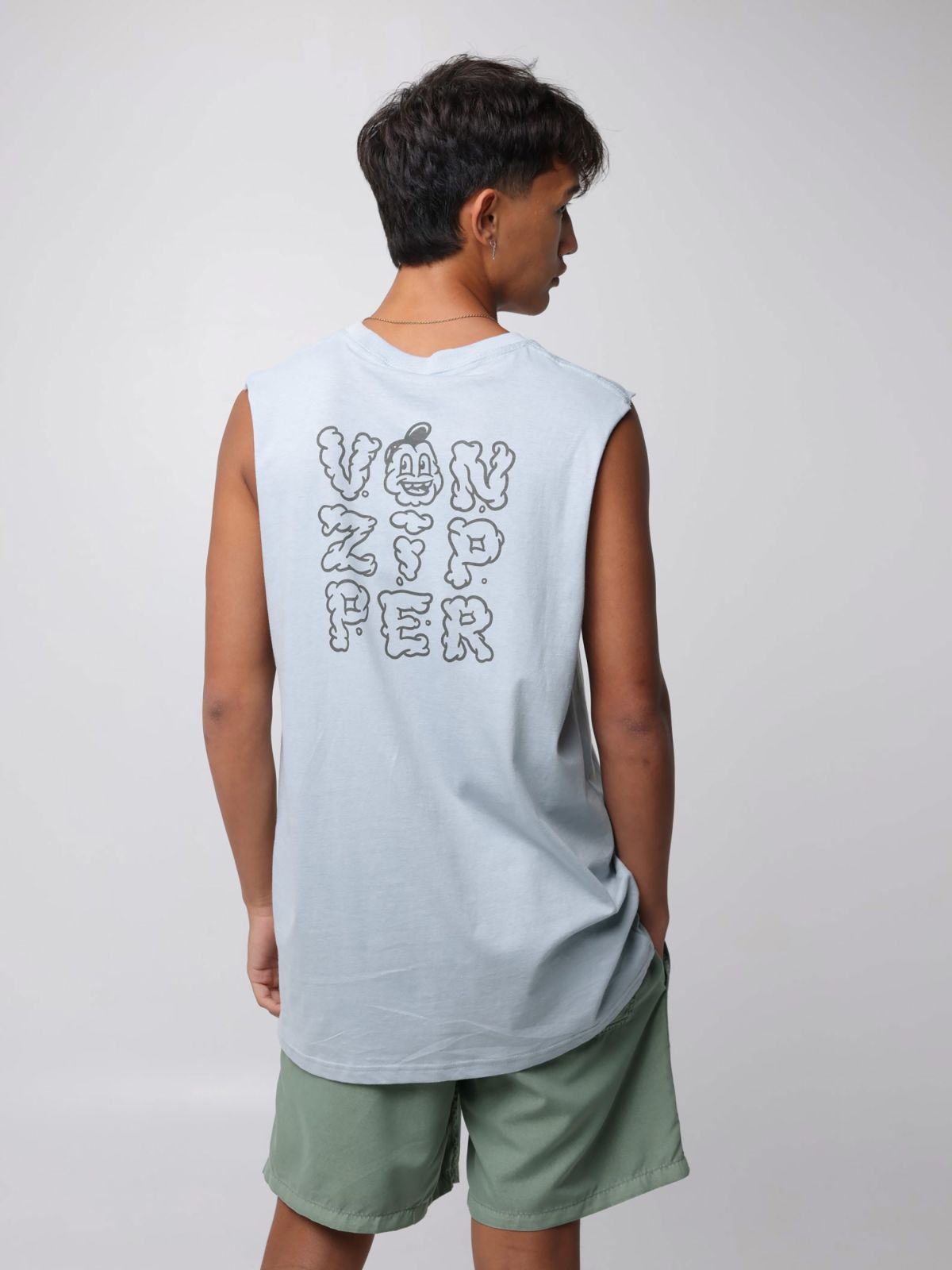  גופייה עם הדפס לוגו של VON ZIPPER
