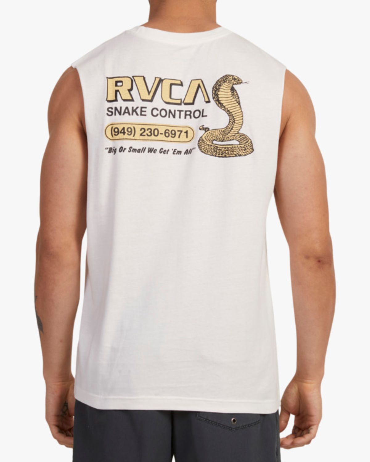  גופייה עם הדפס לוגו של RVCA