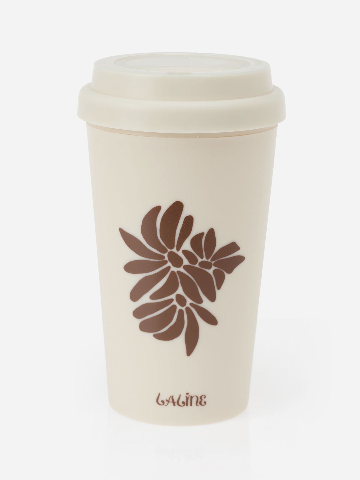  כוס שתיה עם לוגו של LALINE