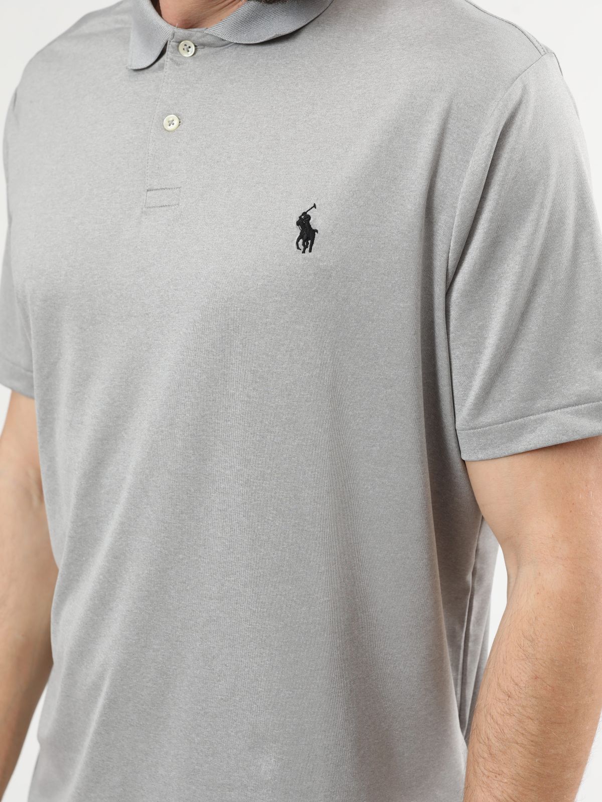  חולצת פולו לייקרה עם לוגו של RALPH LAUREN