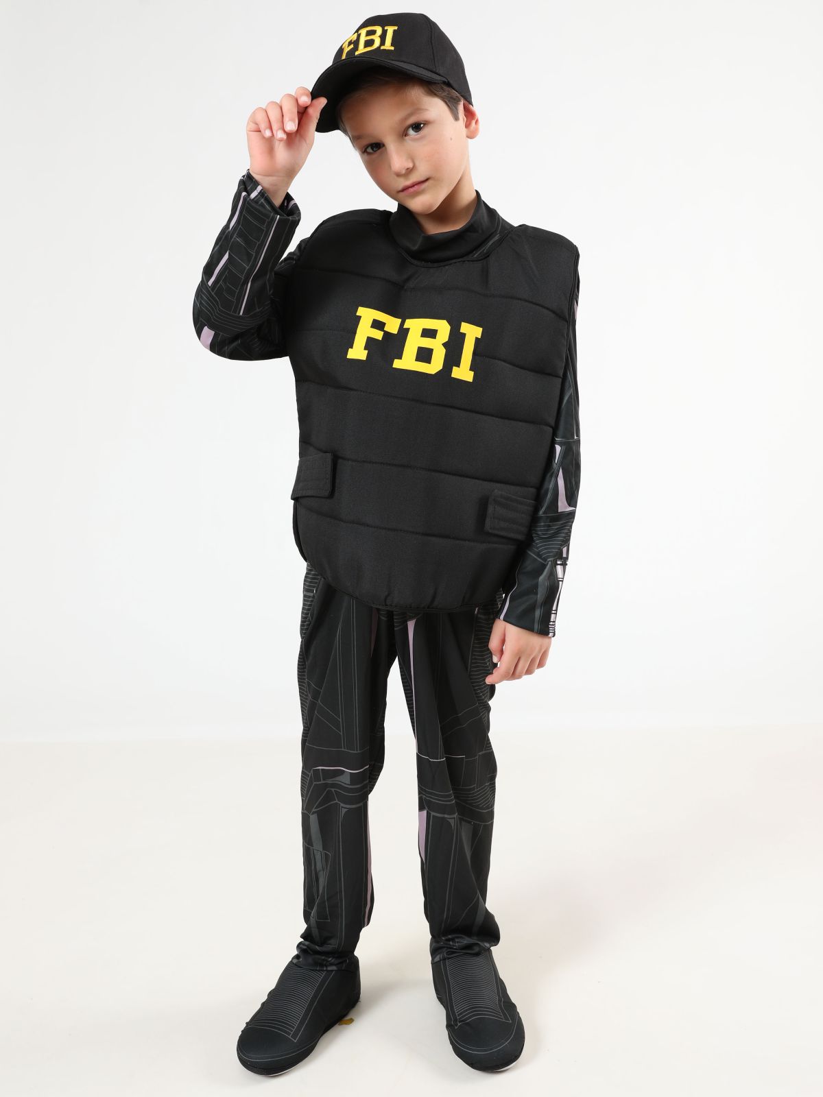  תחפושת שוטר FBI ילדים  / תחפושות לפורים של TERMINAL X KIDS