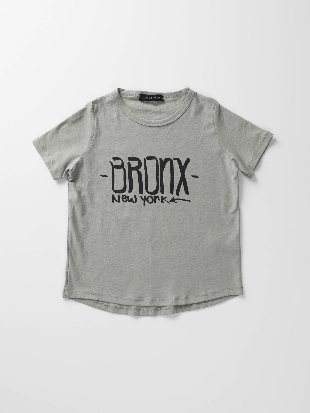  טי שירט עם הדפס כיתוב Bronx New York / בנים של SKINT & MINTED