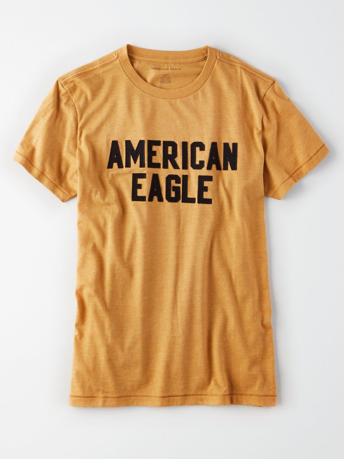  טי שירט עם רקמת לוגו / גברים של AMERICAN EAGLE