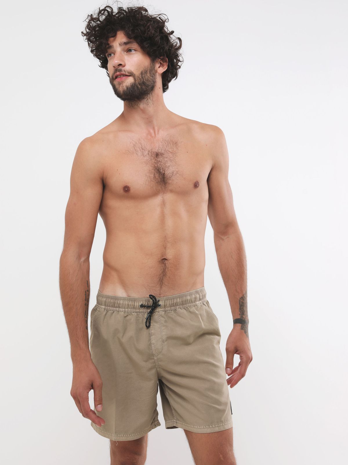  מכנסי בגד ים עם פאץ' לוגו של BILLABONG