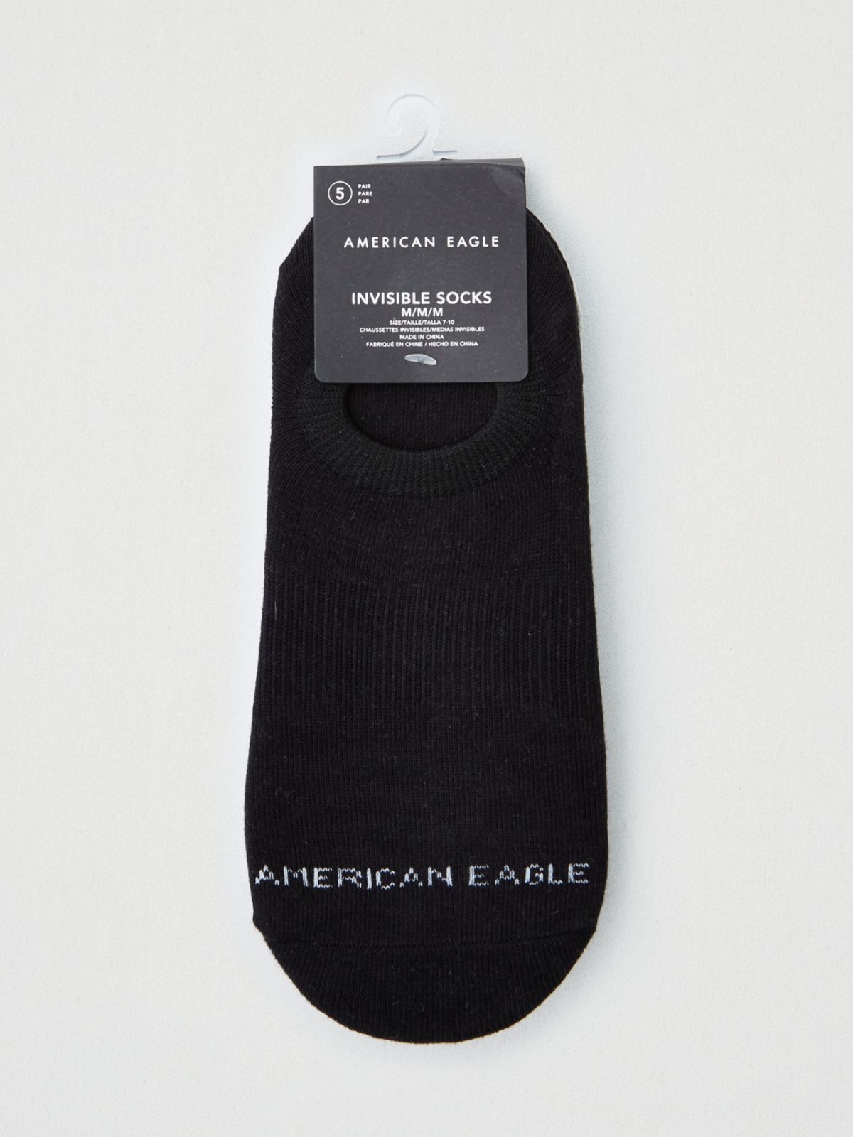  מארז 5 זוגות גרביים נמוכים עם לוגו של AMERICAN EAGLE