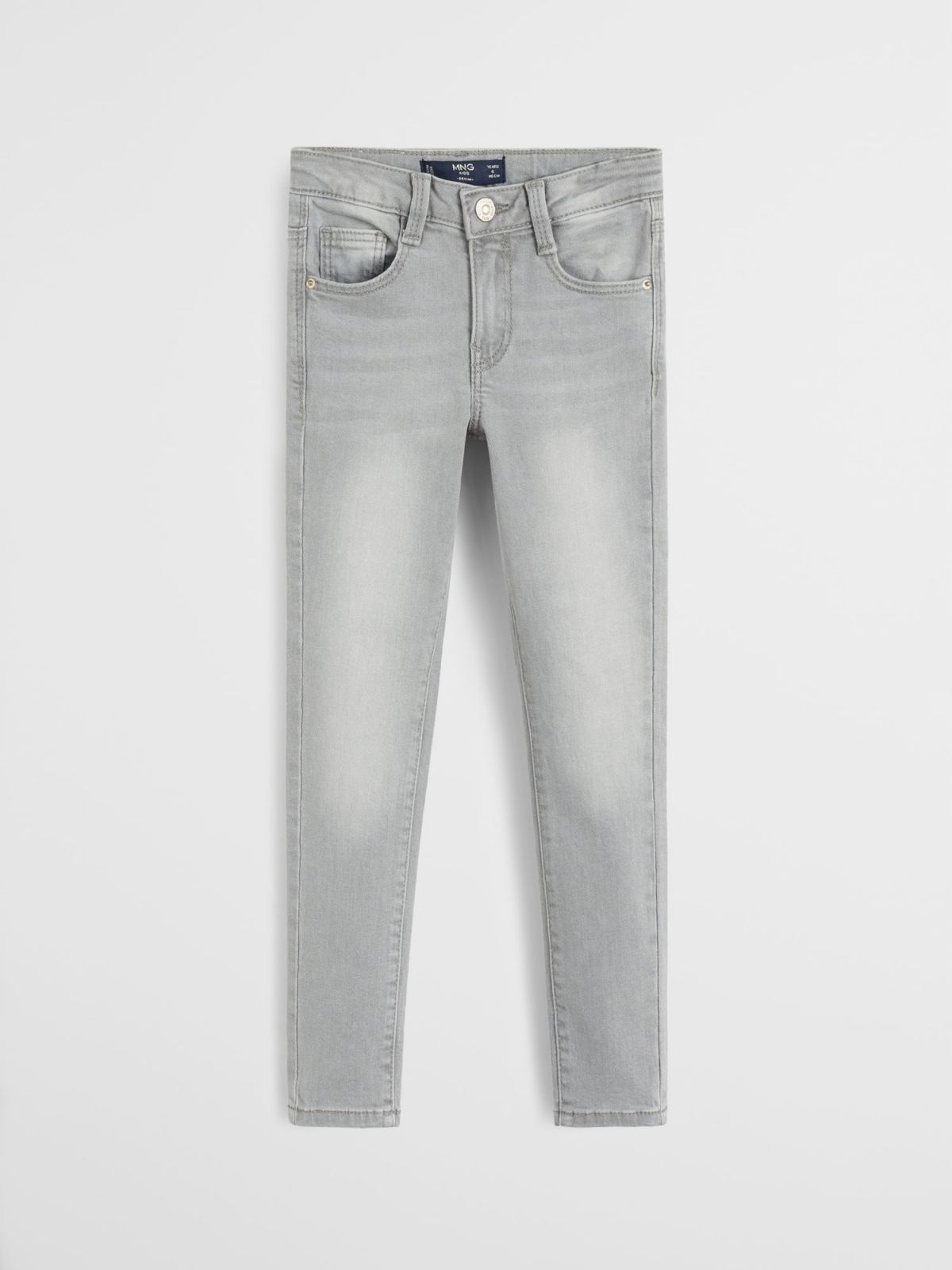  ג'ינס סקיני בגזרה ישרה עם הבהרה של MANGO