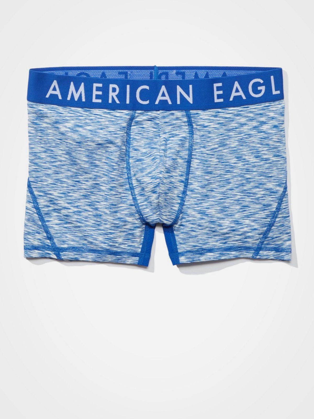  תחתוני בוקסר לונגליין מלאנז' עם לוגו של AMERICAN EAGLE