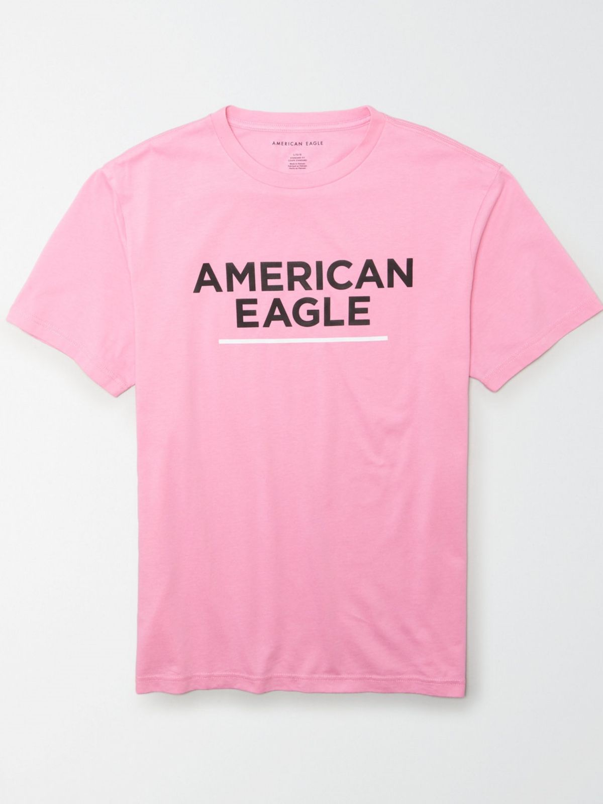  טי שירט עם כיתוב לוגו / גברים של AMERICAN EAGLE