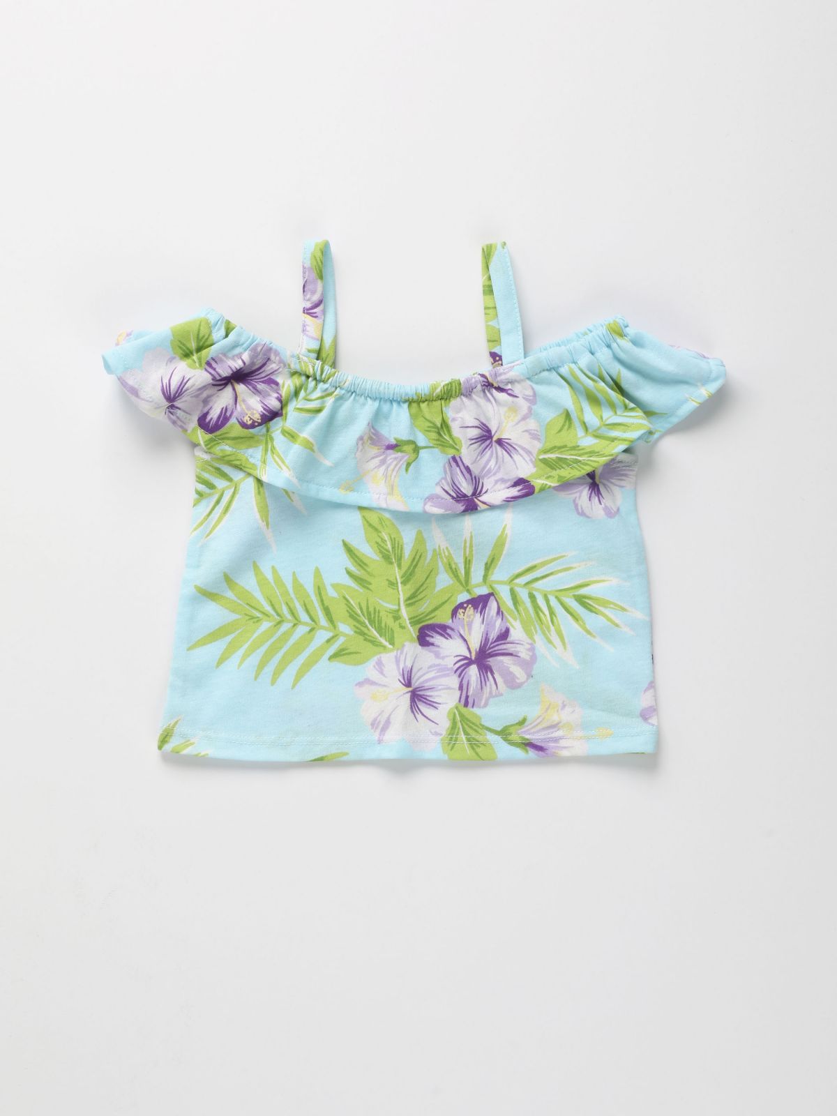  חולצת קולד שולדרס בהדפס פרחים / 9M-4Y של THE CHILDREN'S PLACE 