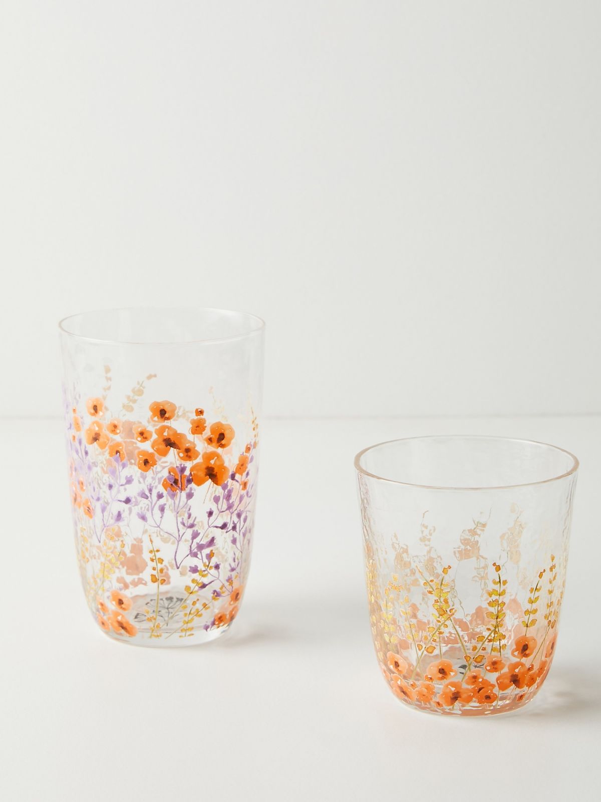  כוס זכוכית גבוהה בהדפס פרחים Clemence של ANTHROPOLOGIE