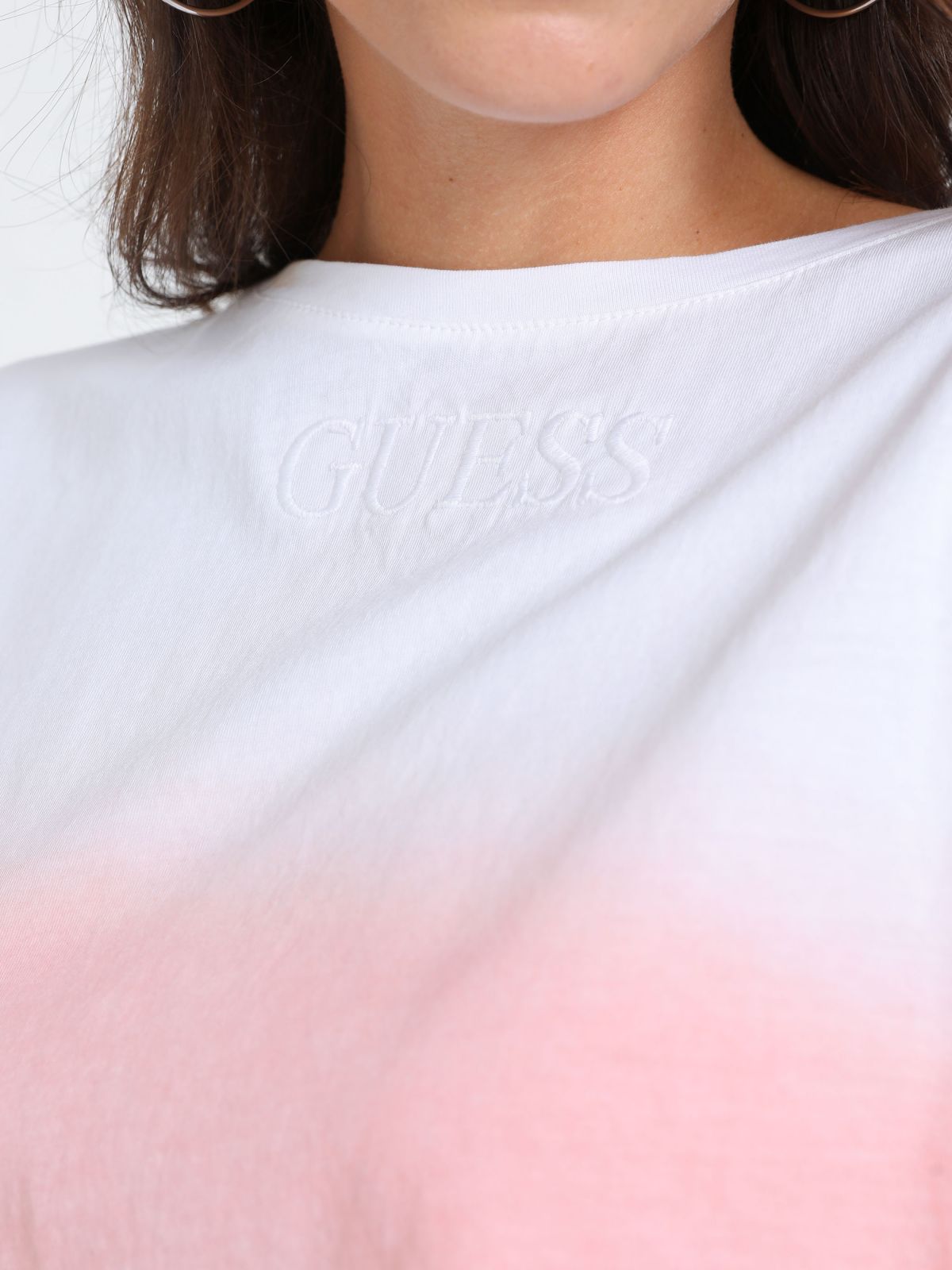  חולצת אומברה עם רקמת לוגו של GUESS