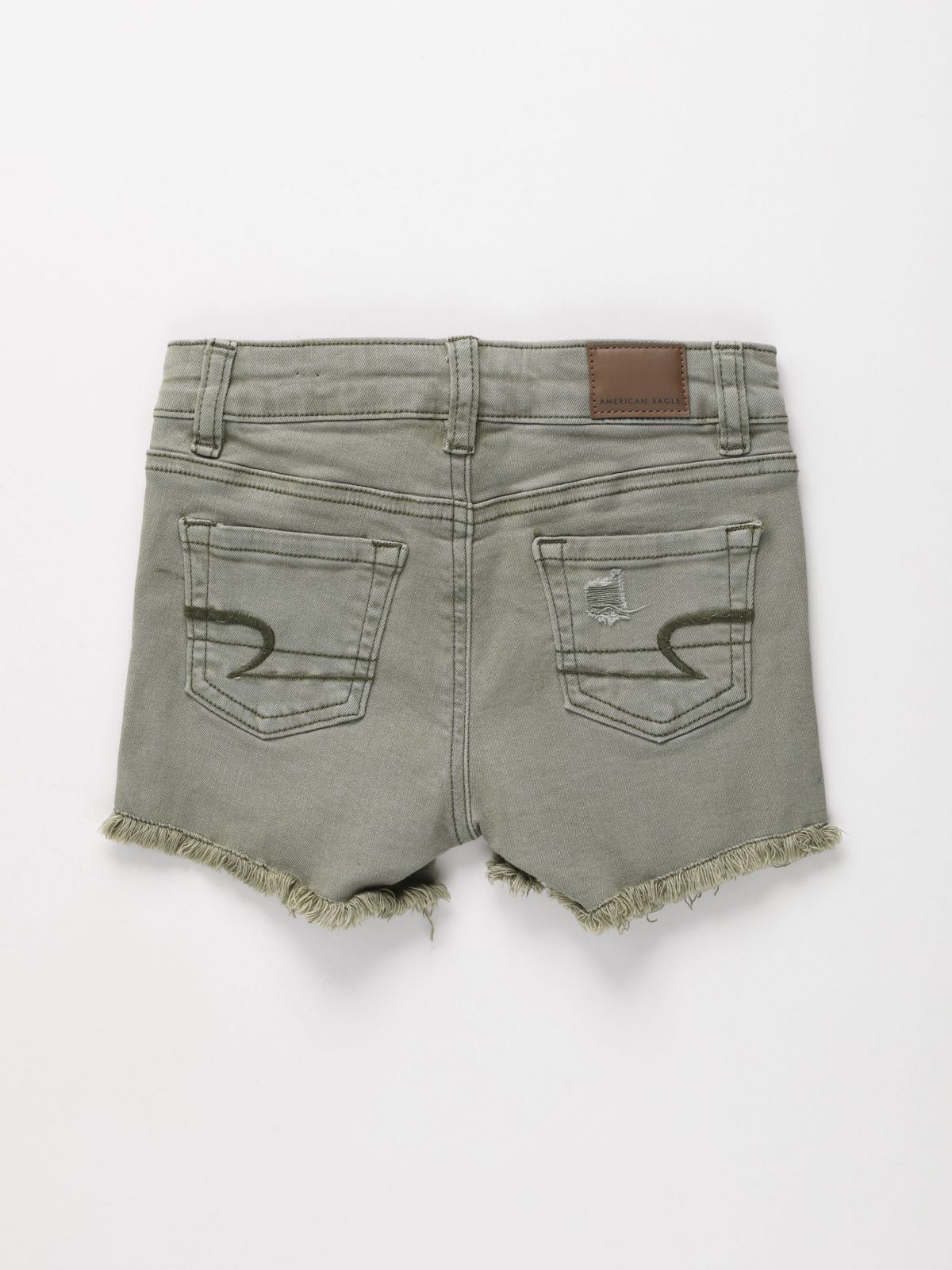  ג'ינס קצר עם פרנזים / בנות של AMERICAN EAGLE