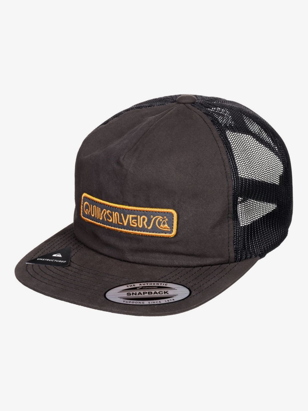 placard Sow Harden שחור - כובע מצחייה בשילוב רשת עם לוגו / גברים - QUIKSILVER - TERMINAL X