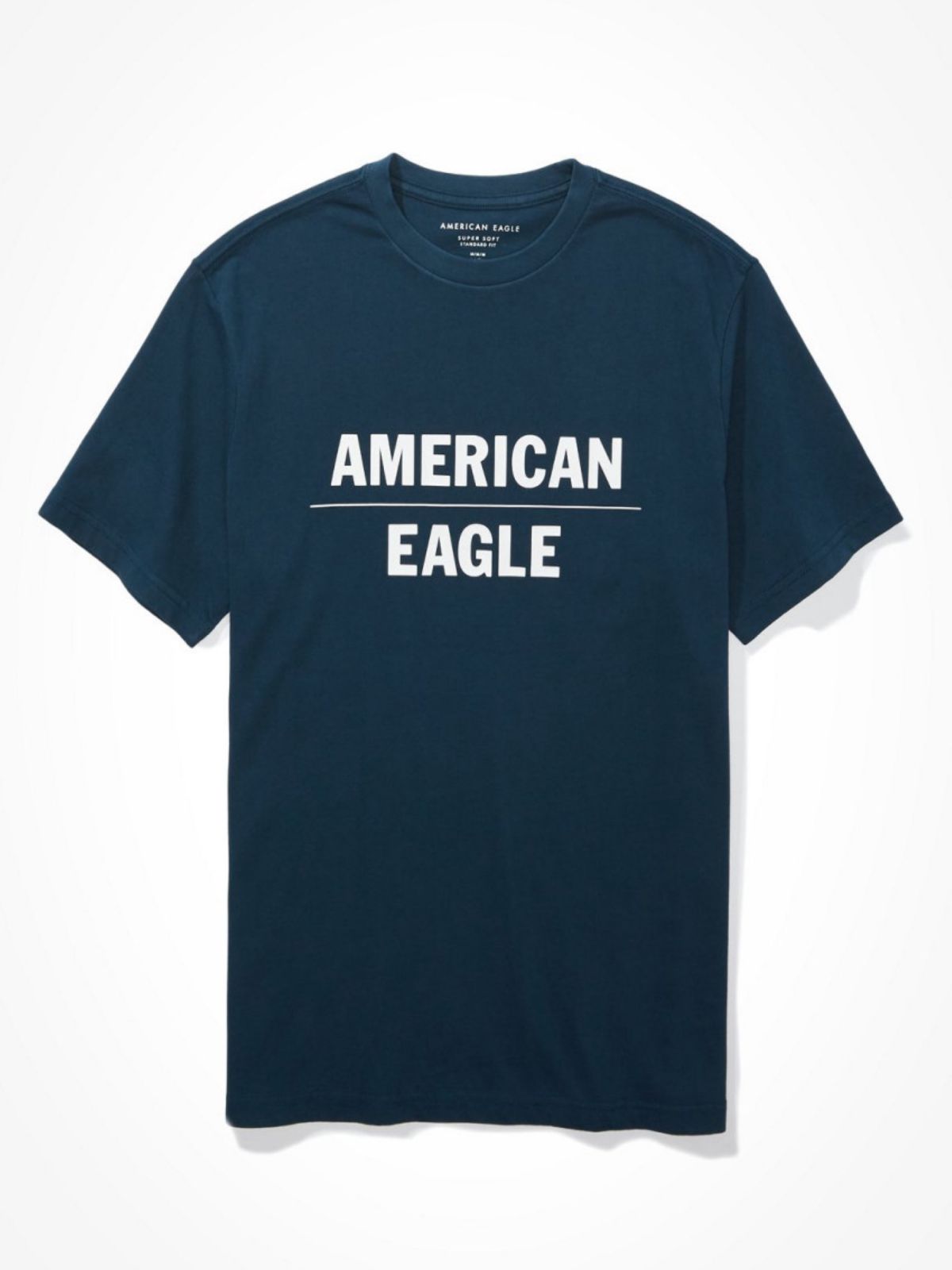  טי שירט עם לוגו של AMERICAN EAGLE