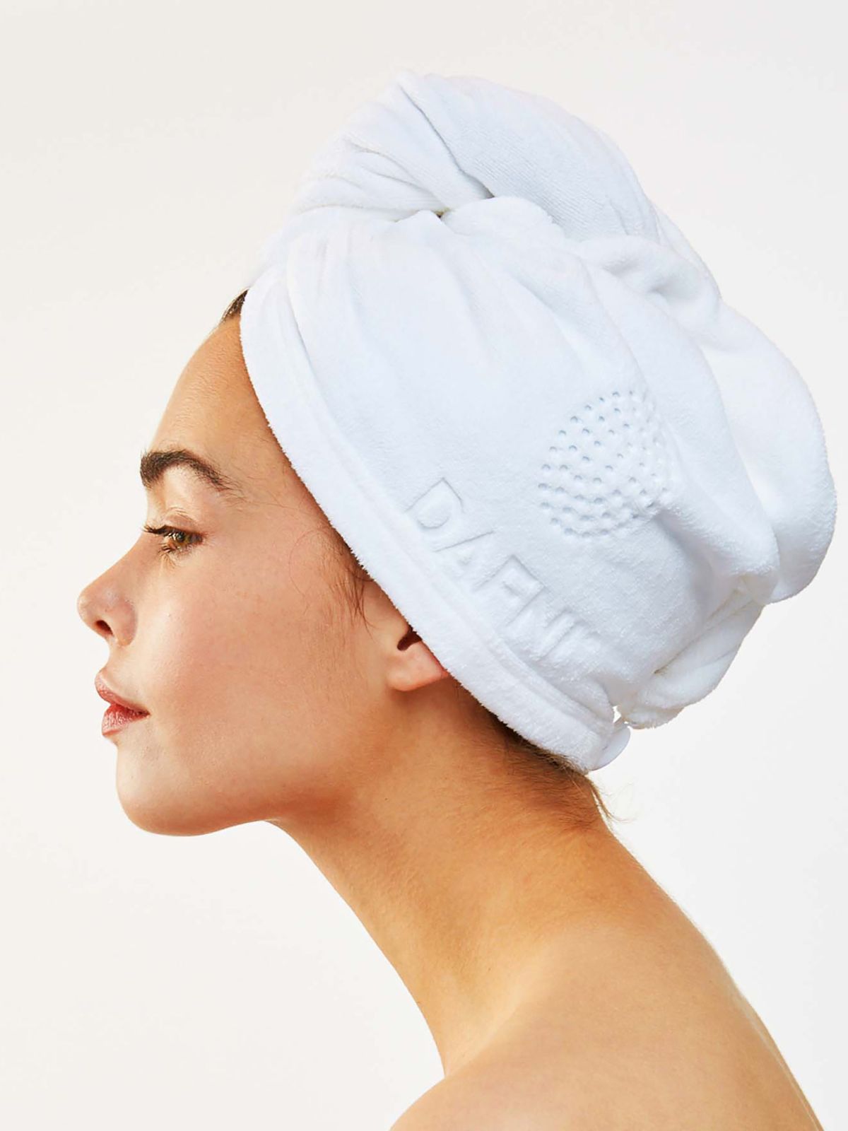  מגבת שיער מייקרופייבר Super absorbing micro-fiber head towel של DAFNI