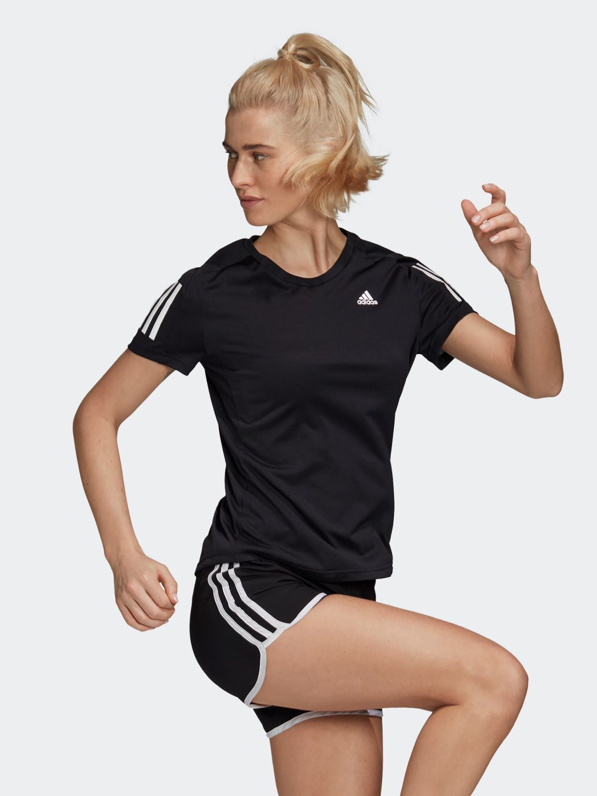  חולצת ריצה עם לוגו של ADIDAS Performance