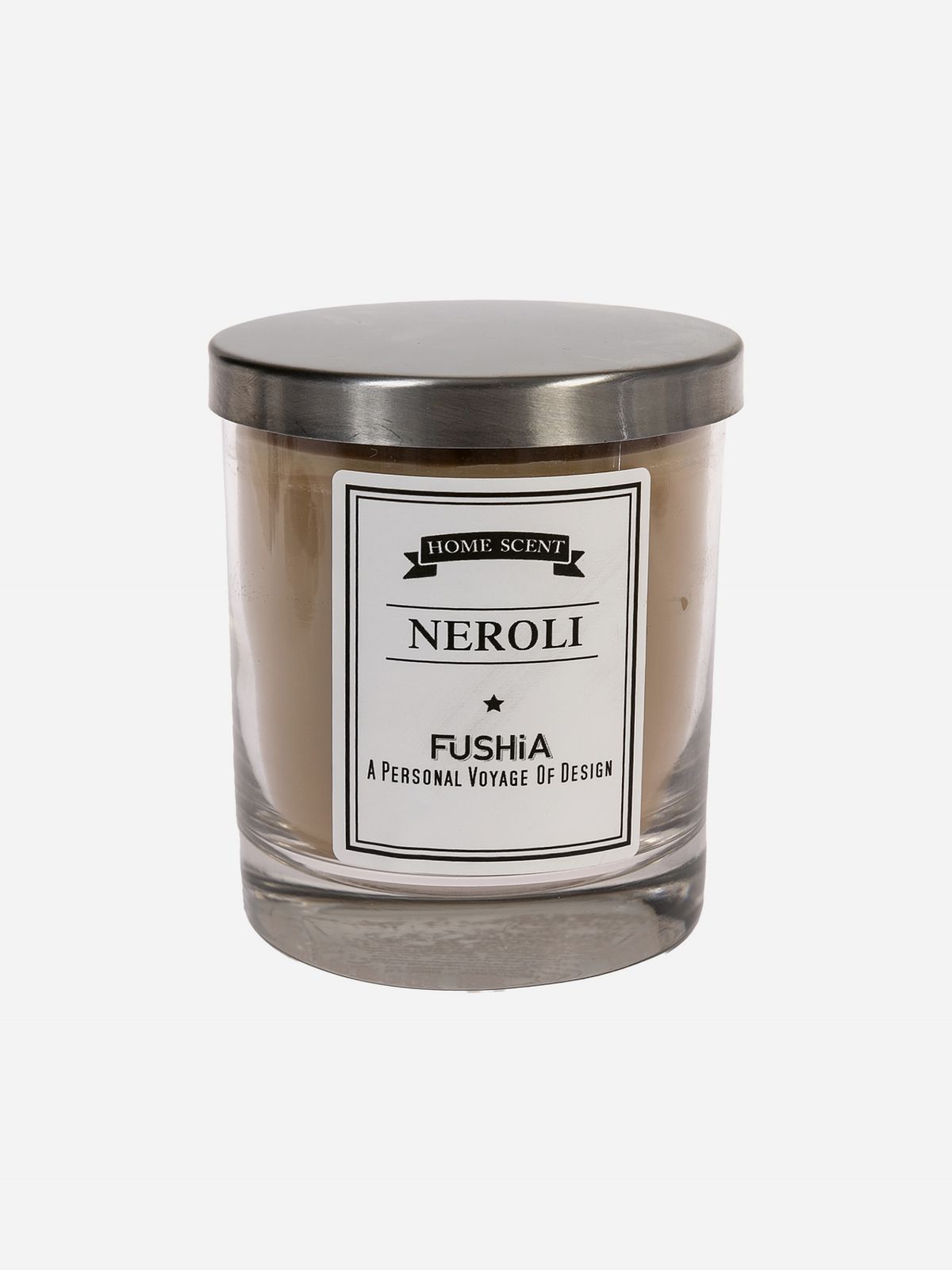  נר ריחני בכוס זכוכית Neroli של FUSHIA