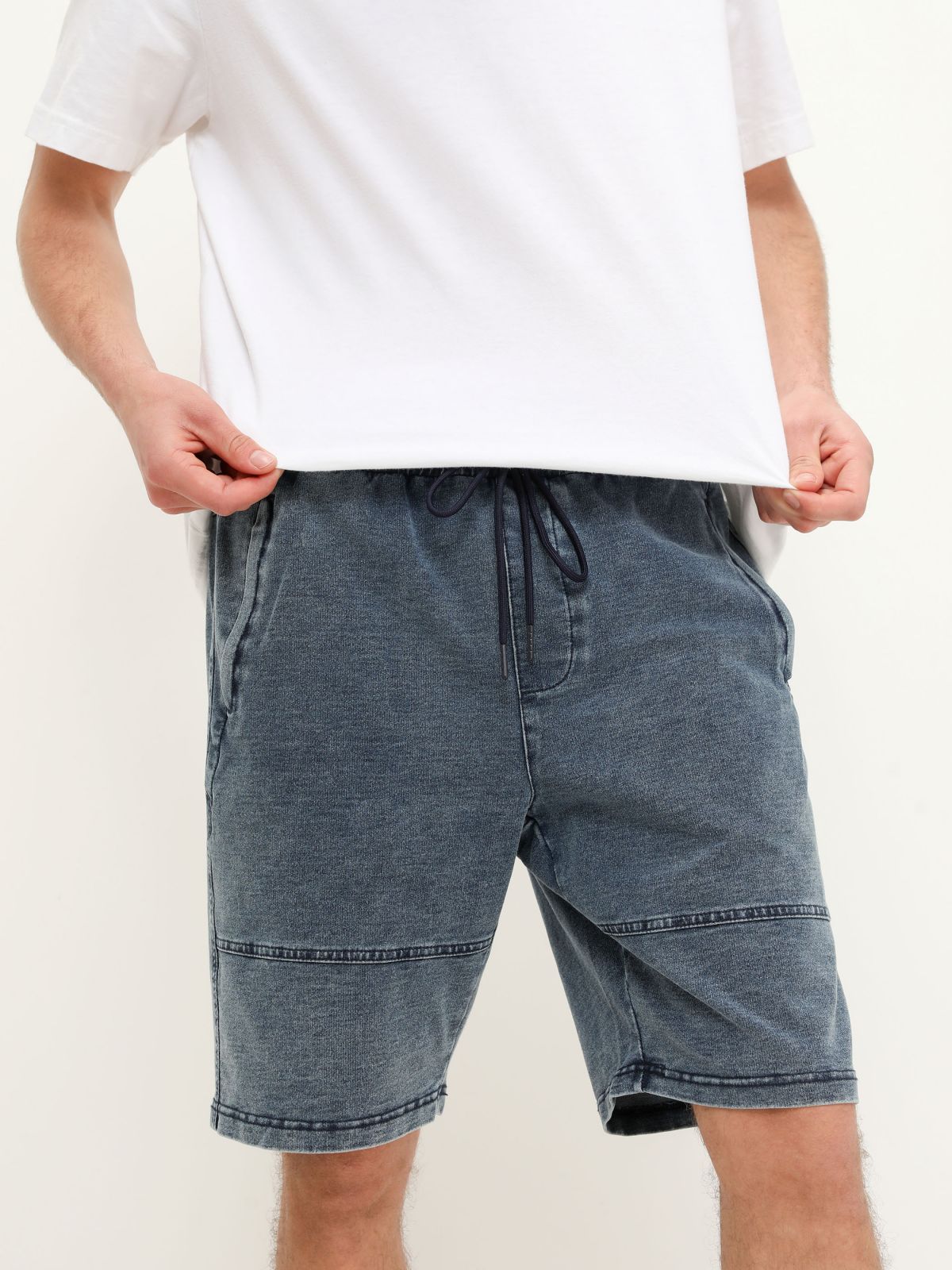  מכנסי טרנינג דמוי ג'ינס של FOX