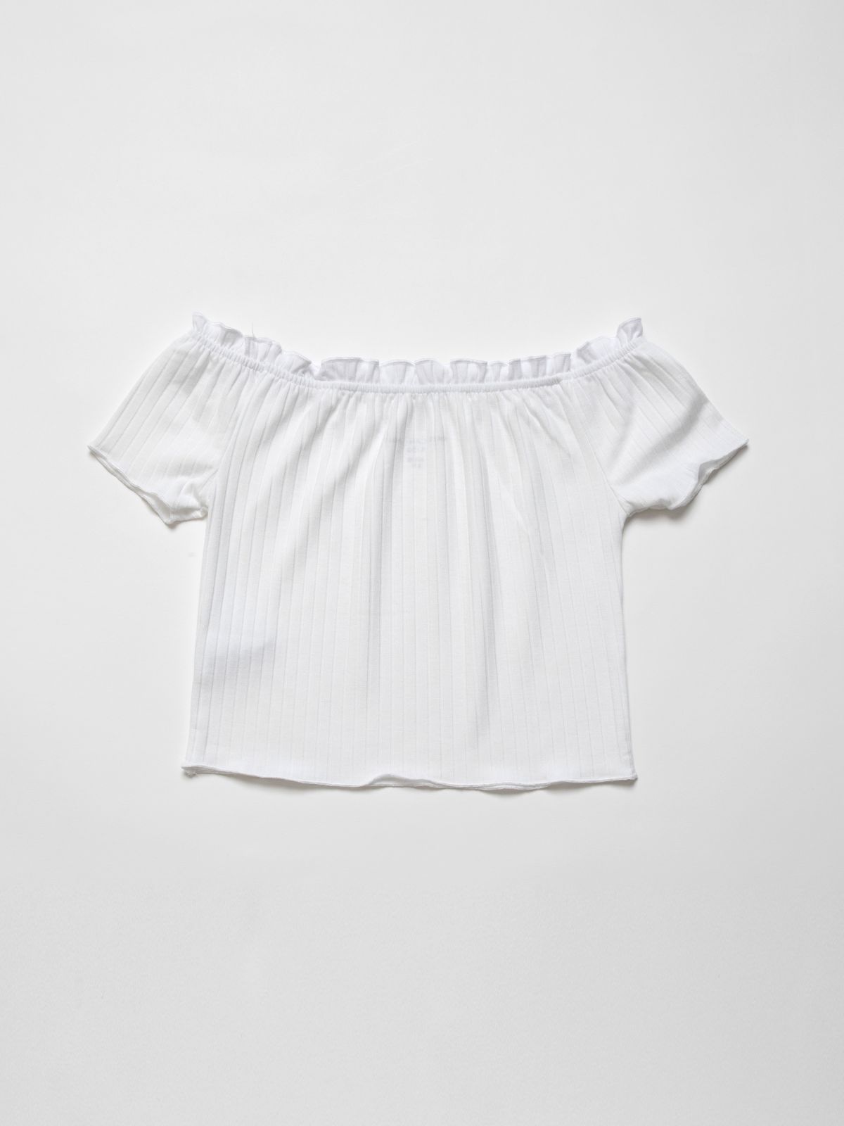  חולצת אוף שולדרס בטקסטורת פסים / בנות של AMERICAN EAGLE