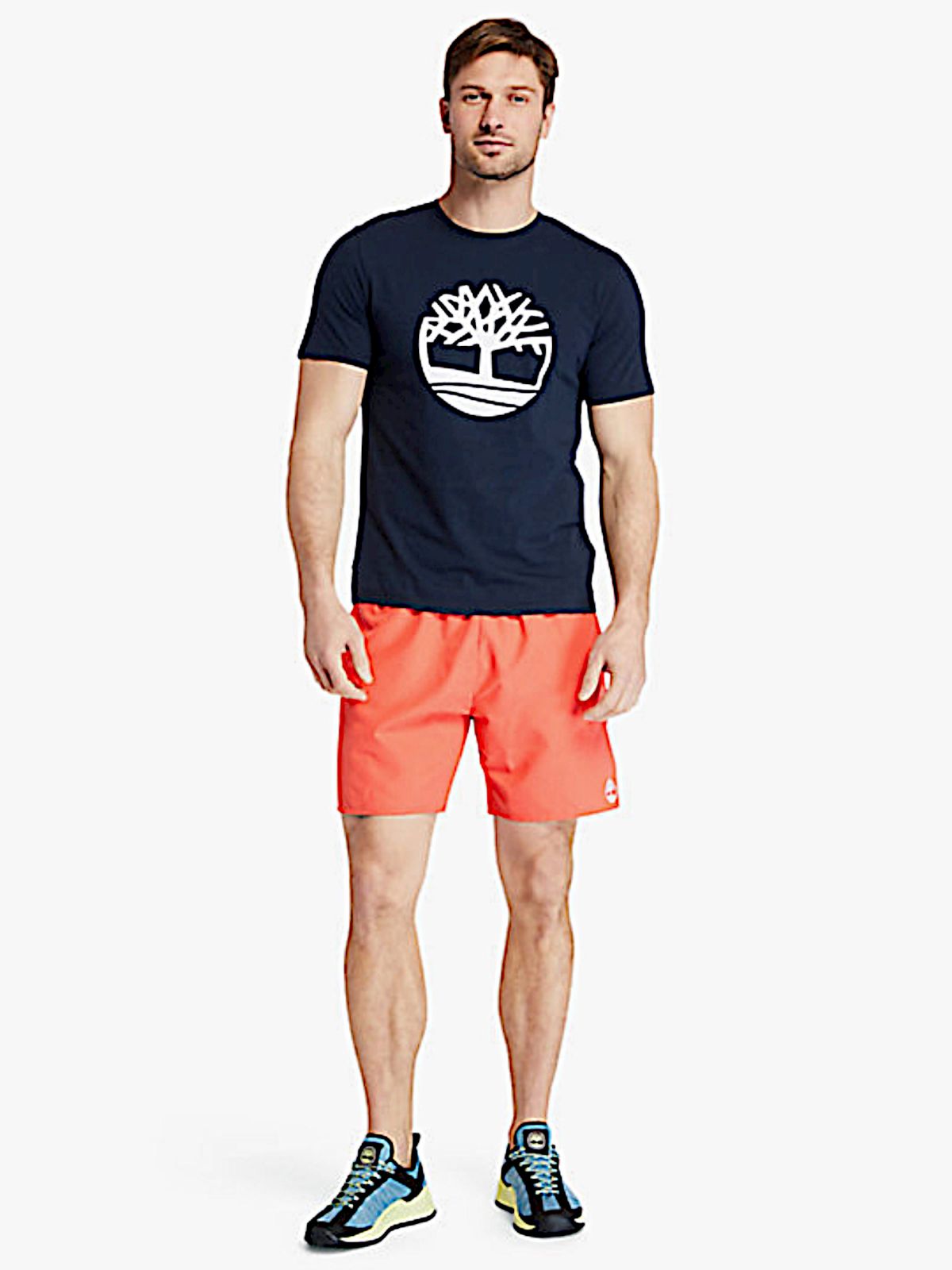  מכנסי בגד ים עם כיסים ולוגו / גברים של TIMBERLAND