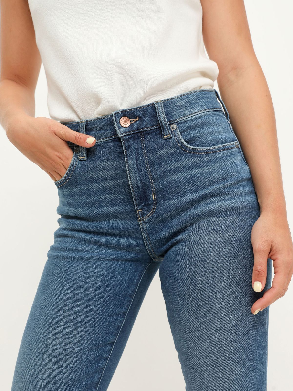  ג'ינס ארוך סופר סטראץ' שיפשופים Extra Fit של AMERICAN EAGLE