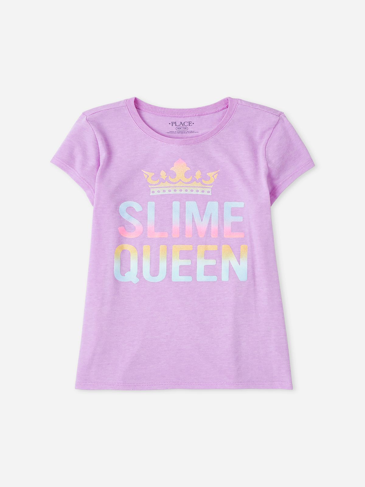  טי שירט עם הדפס Slime Queen / בנות של THE CHILDREN'S PLACE 