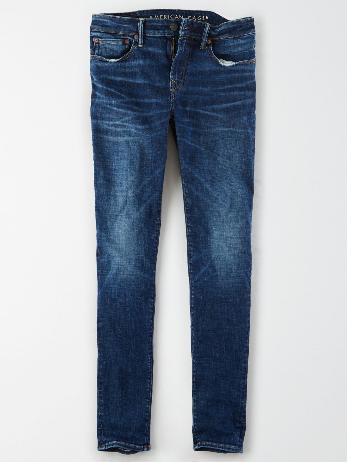  ג'ינס בגזרת Skinny בסגנון ווש של AMERICAN EAGLE