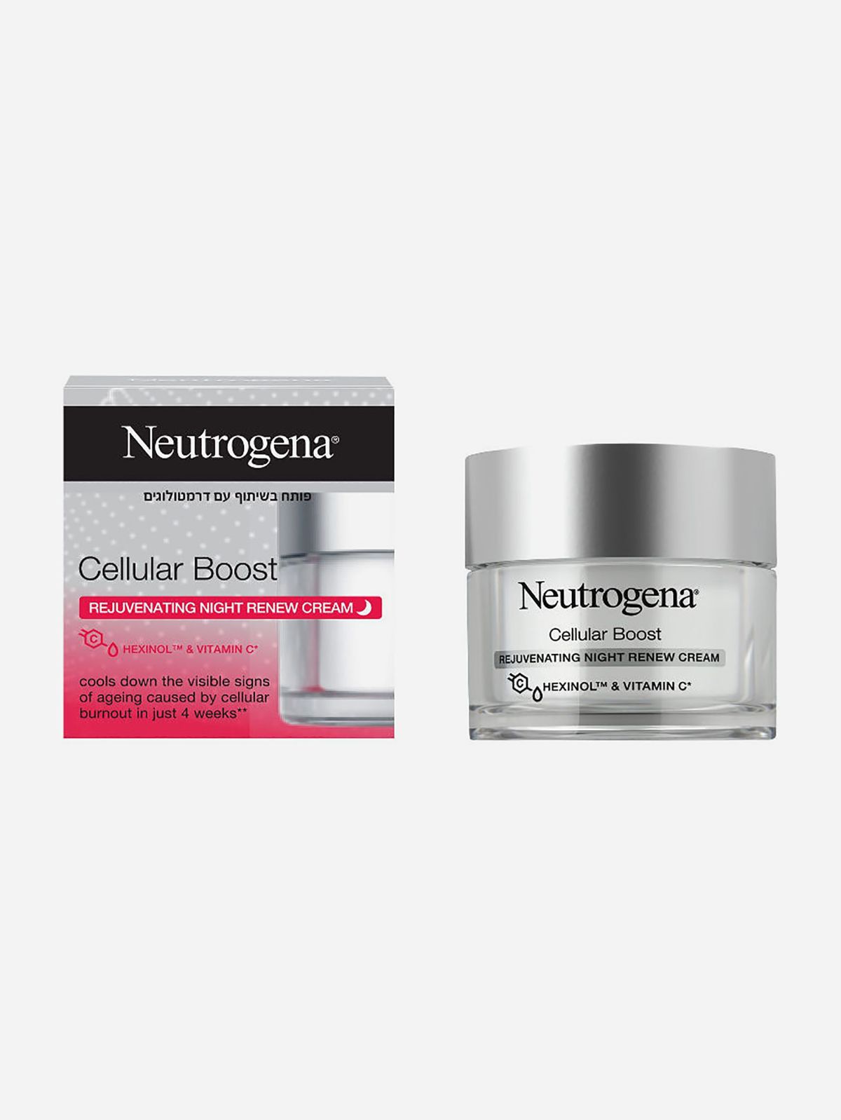  קרם לילה לחידוש העור Anti Ageing Cellular Boost Night Cream של NEUTROGENA