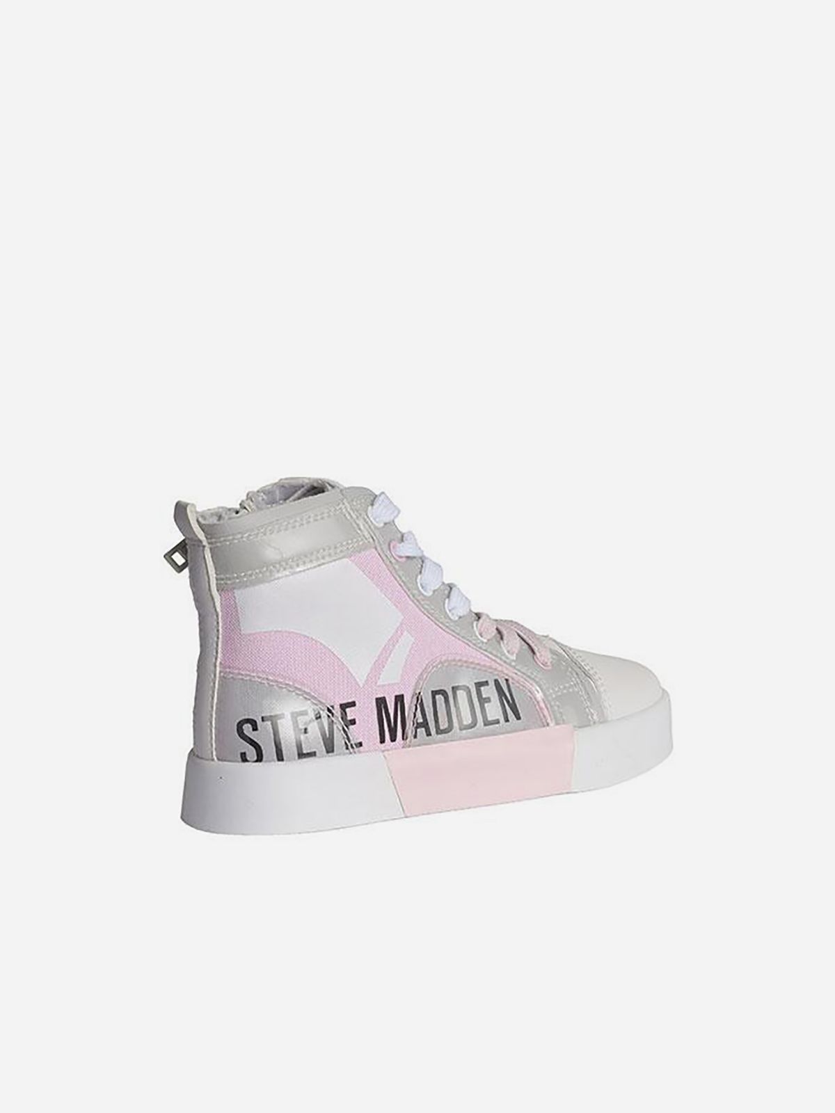  נעלי סניקרס גבוהות עם הדפס לוגו / בנות של STEVE MADDEN