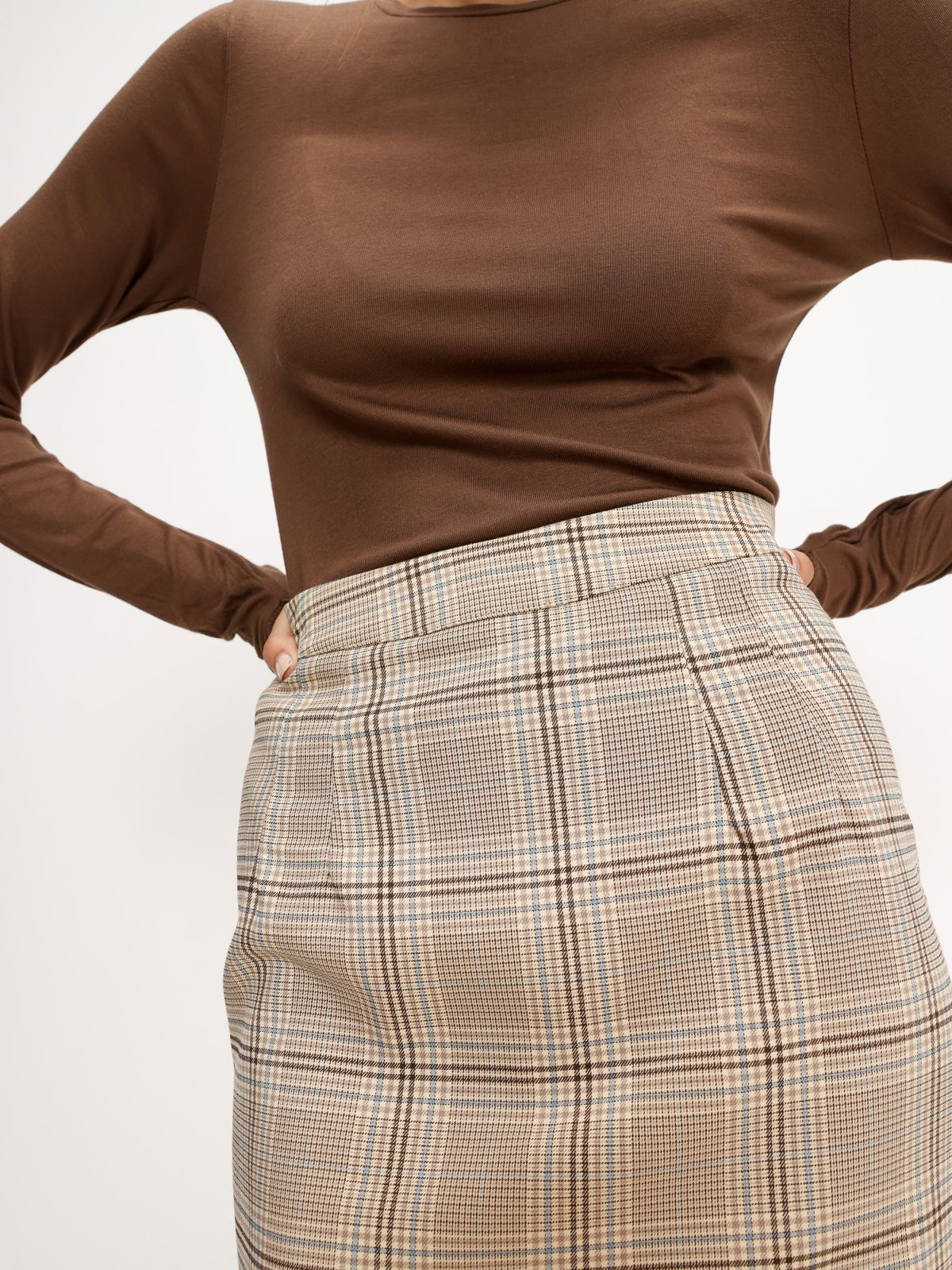  חצאית מיני בהדפס של TERMINAL X