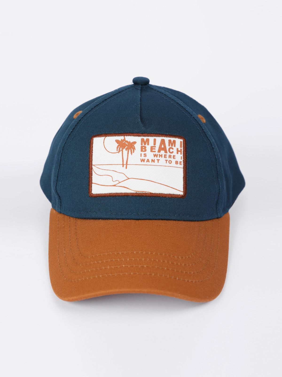  כובע קולור בלוק עם פאץ' / 1Y-9Y בנים של TERMINAL X KIDS