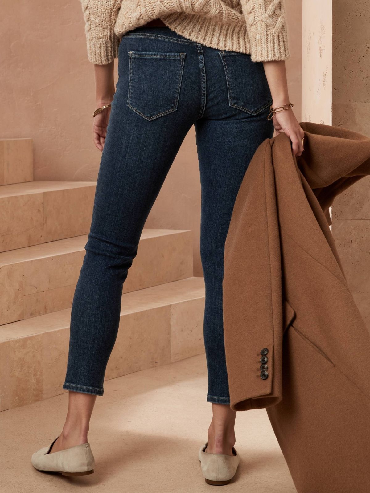  ג'ינס ווש בגזרת סקיני של BANANA REPUBLIC