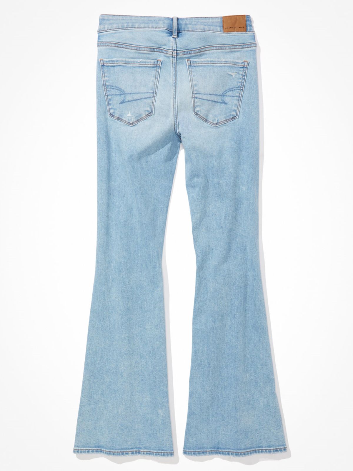  ג'ינס ארוך עם קרע בגזרת FLARE / נשים של AMERICAN EAGLE