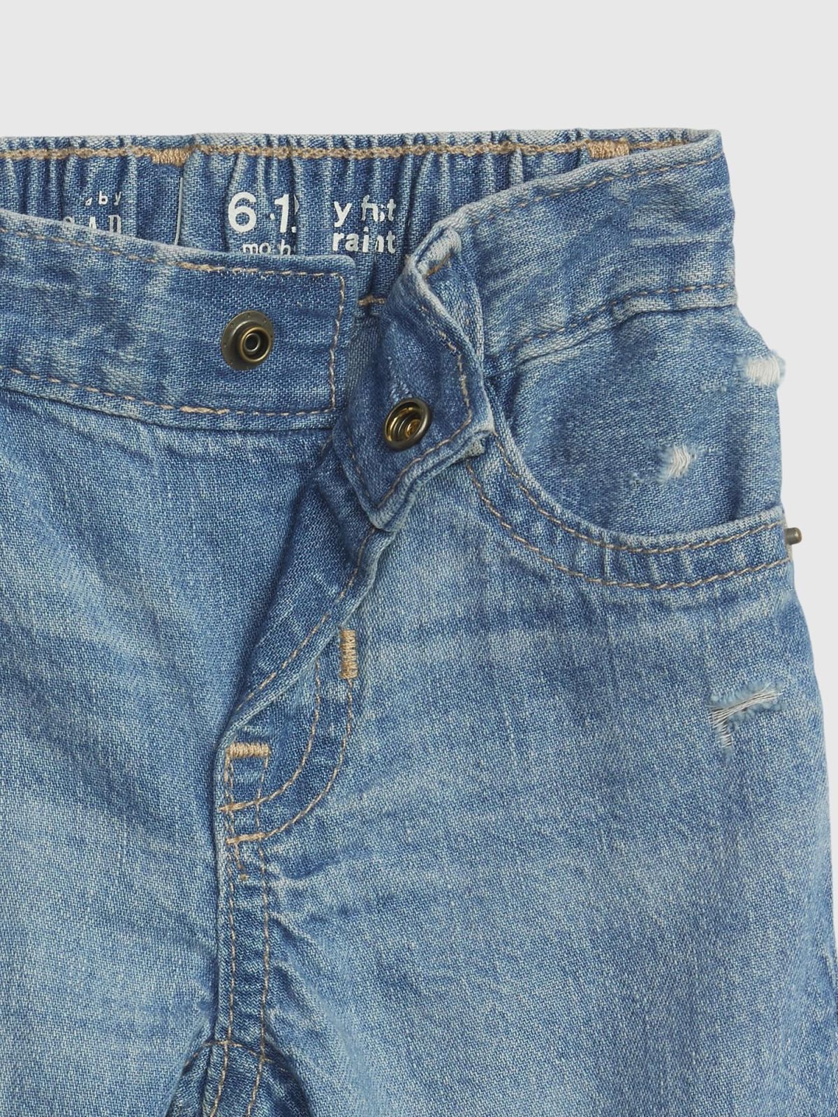  ג'ינס ארוך עם קרעים / 0-24M של GAP