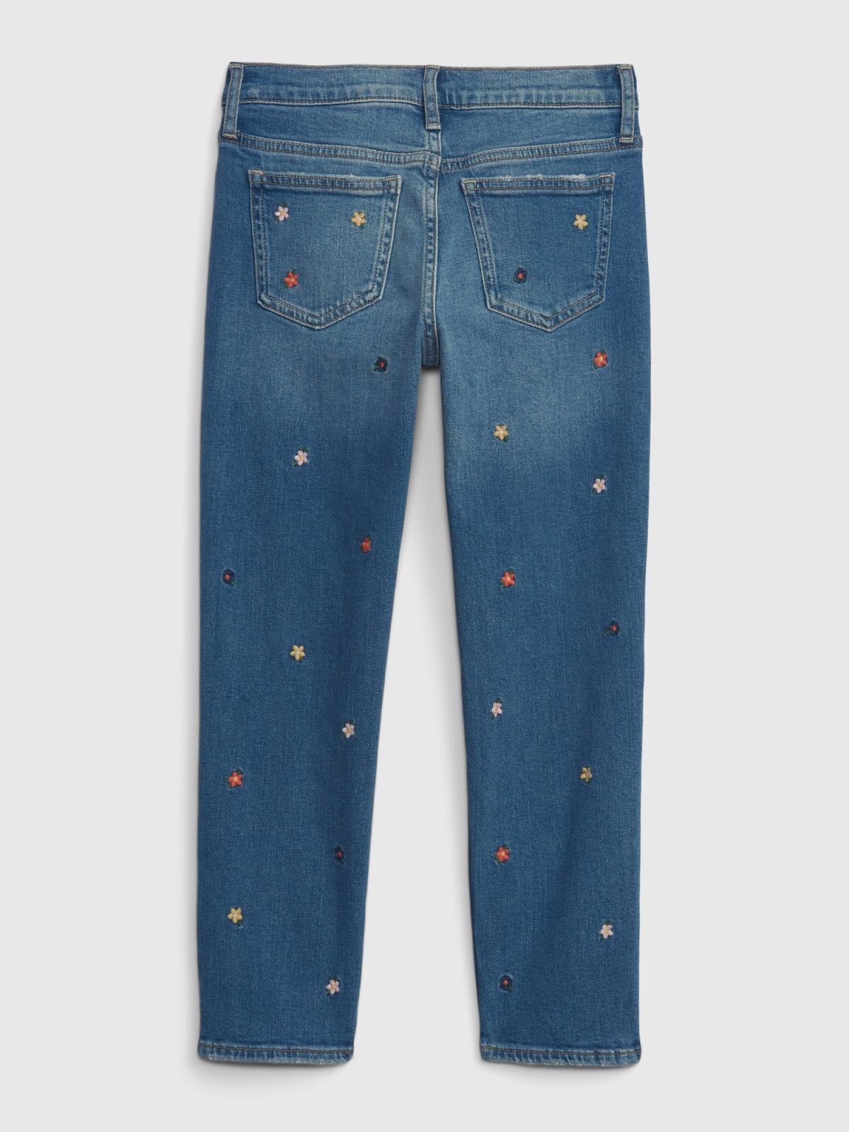  ג'ינס ארוך עם רקמת פרחים / בנות של GAP