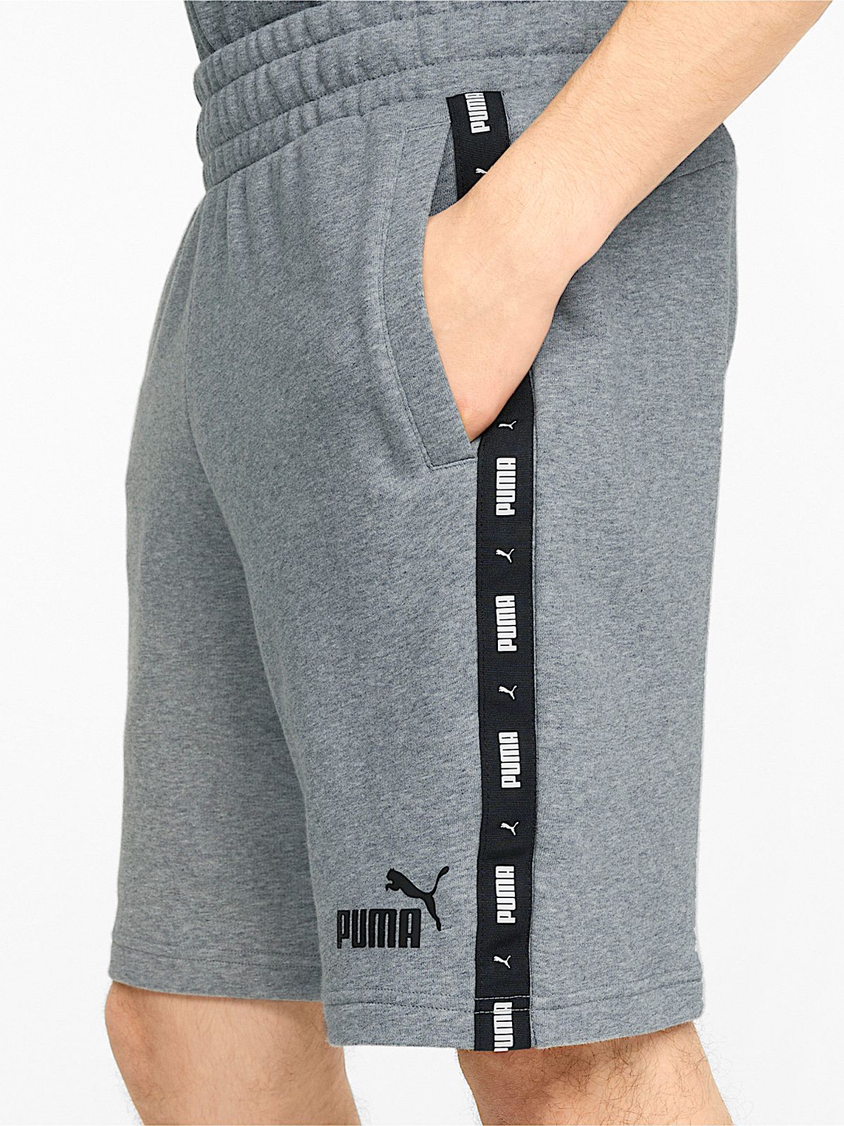  מכנסי טרנינג עם לוגו רץ של PUMA