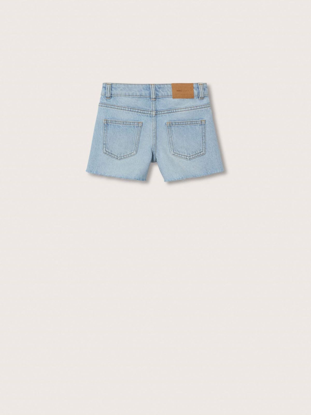  מכנסי ג'ינס קצרים בשילוב קרעים / בנות של MANGO