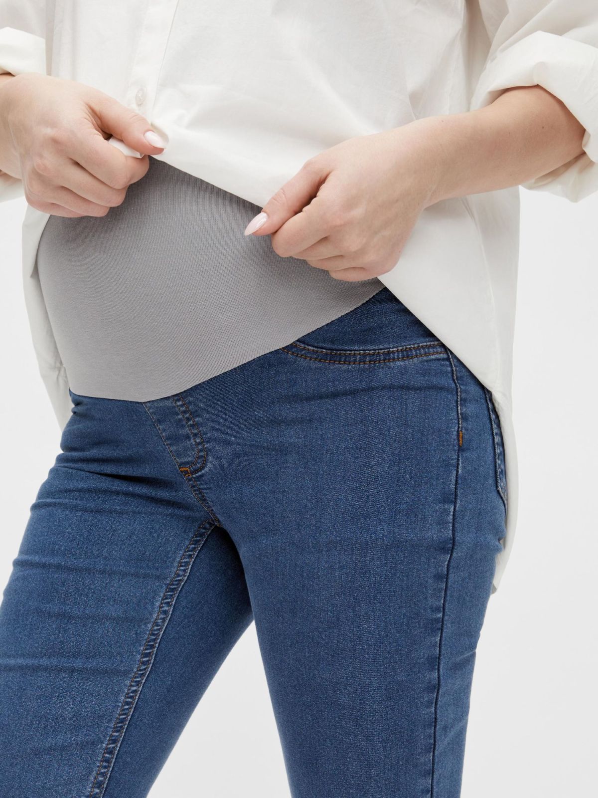  ג'ינס היריון מתרחב / MATERNITY של MAMALICIOUS