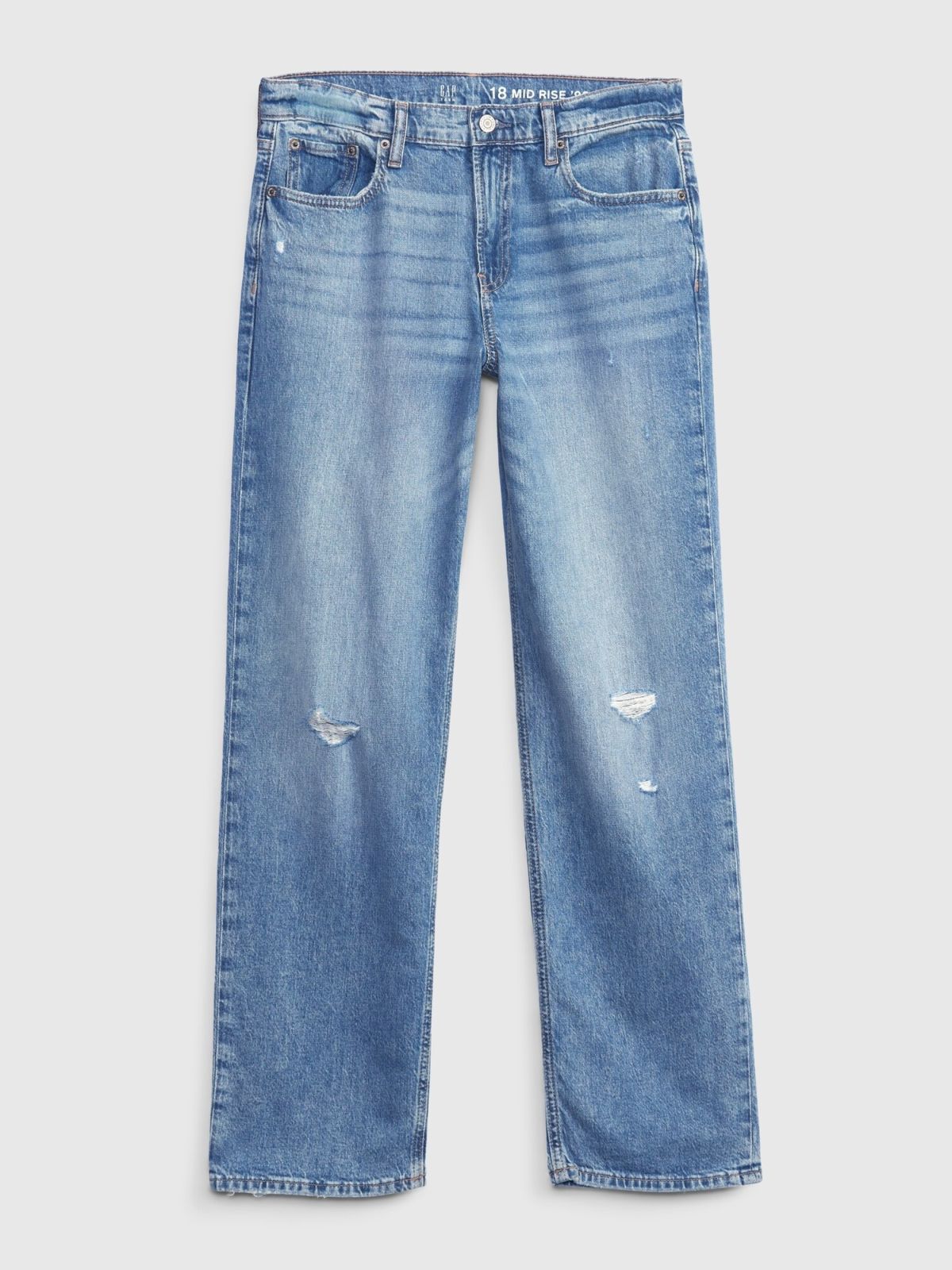  מכנסי ג'ינס ווש עם קרעים / TEEN GIRLS של GAP