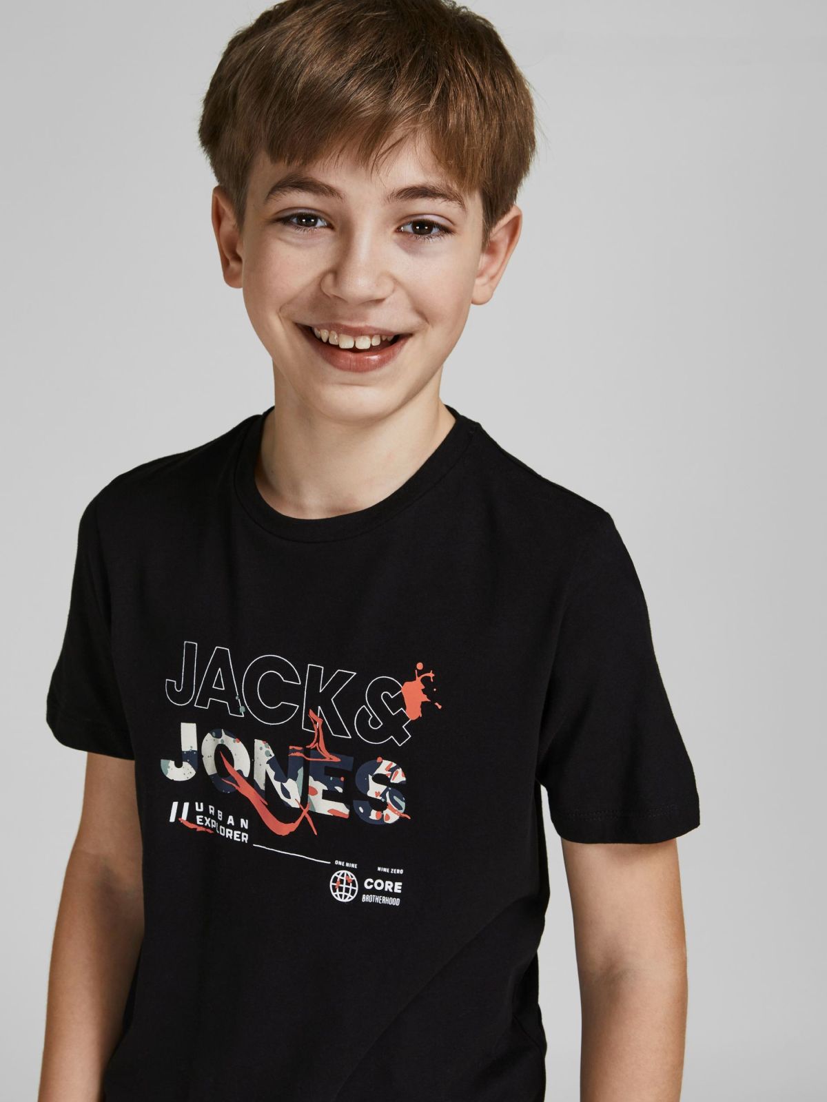 טי שירט עם הדפס לוגו / TEEN של JACK AND JONES