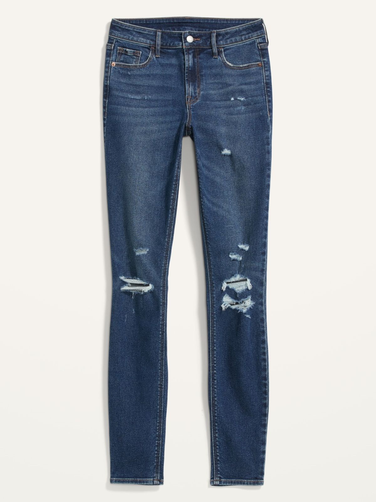  ג'ינס סקיני ארוך עם קרעים של OLD NAVY