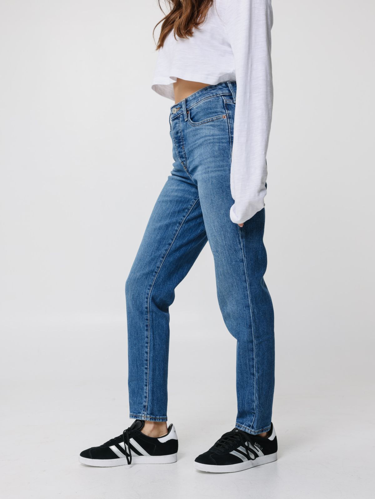 ג'ינס גבוה בגזרה ישרה של OLD NAVY