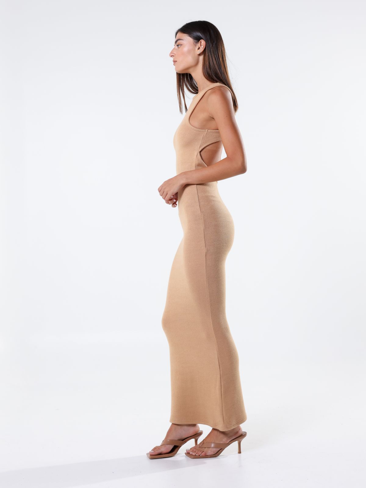  שמלת מקסי סרוגה עם גב פתוח / Einav cohen של TX COLLAB