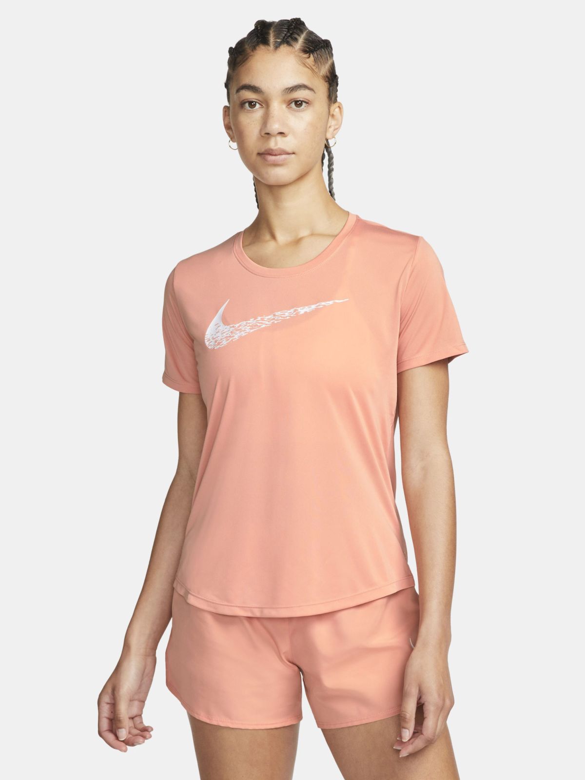  חולצת ריצה עם לוגו Nike Swoosh Run של NIKE