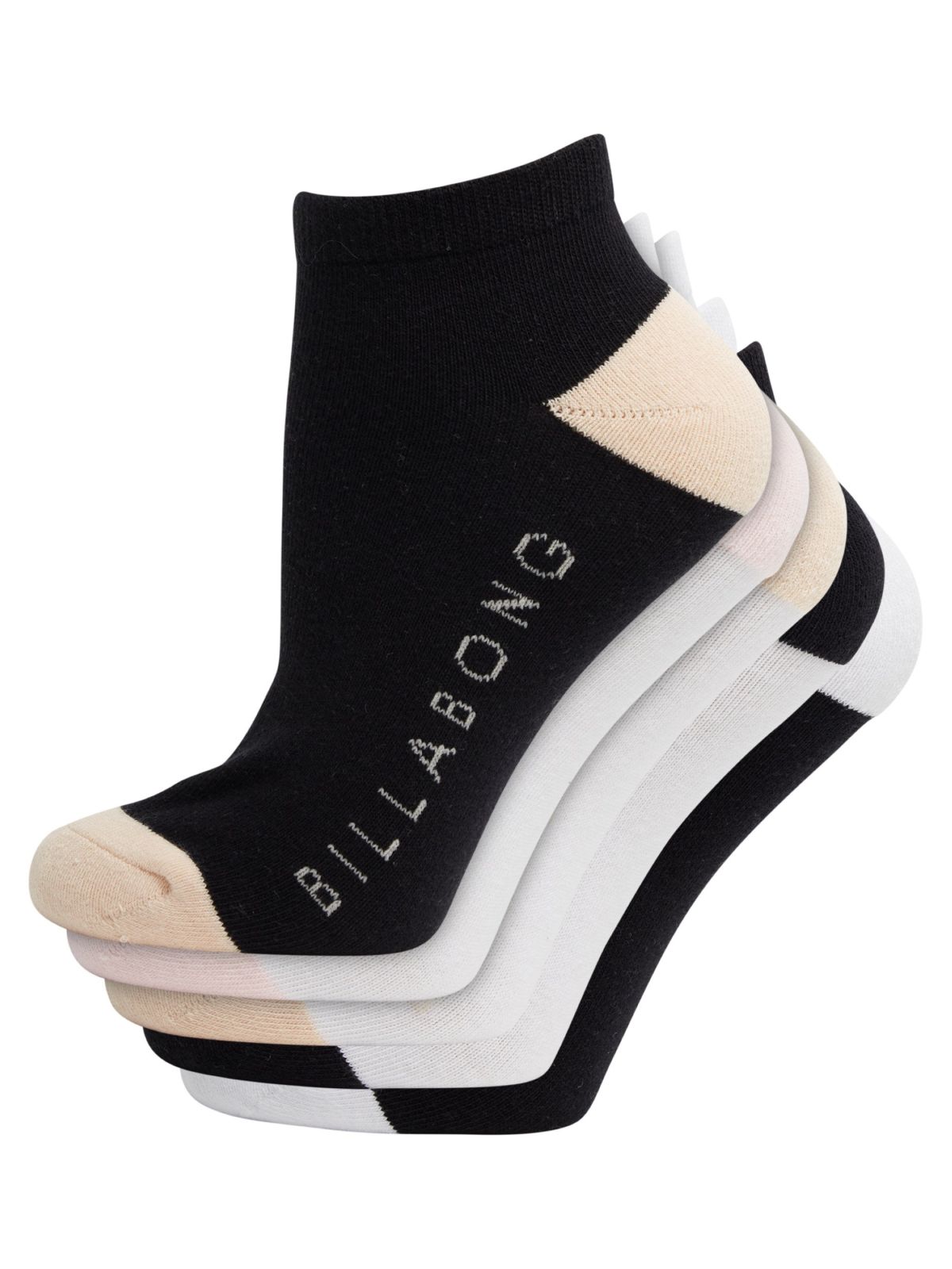  מארז 5 זוגות גרביים עם לוגו / נשים של BILLABONG