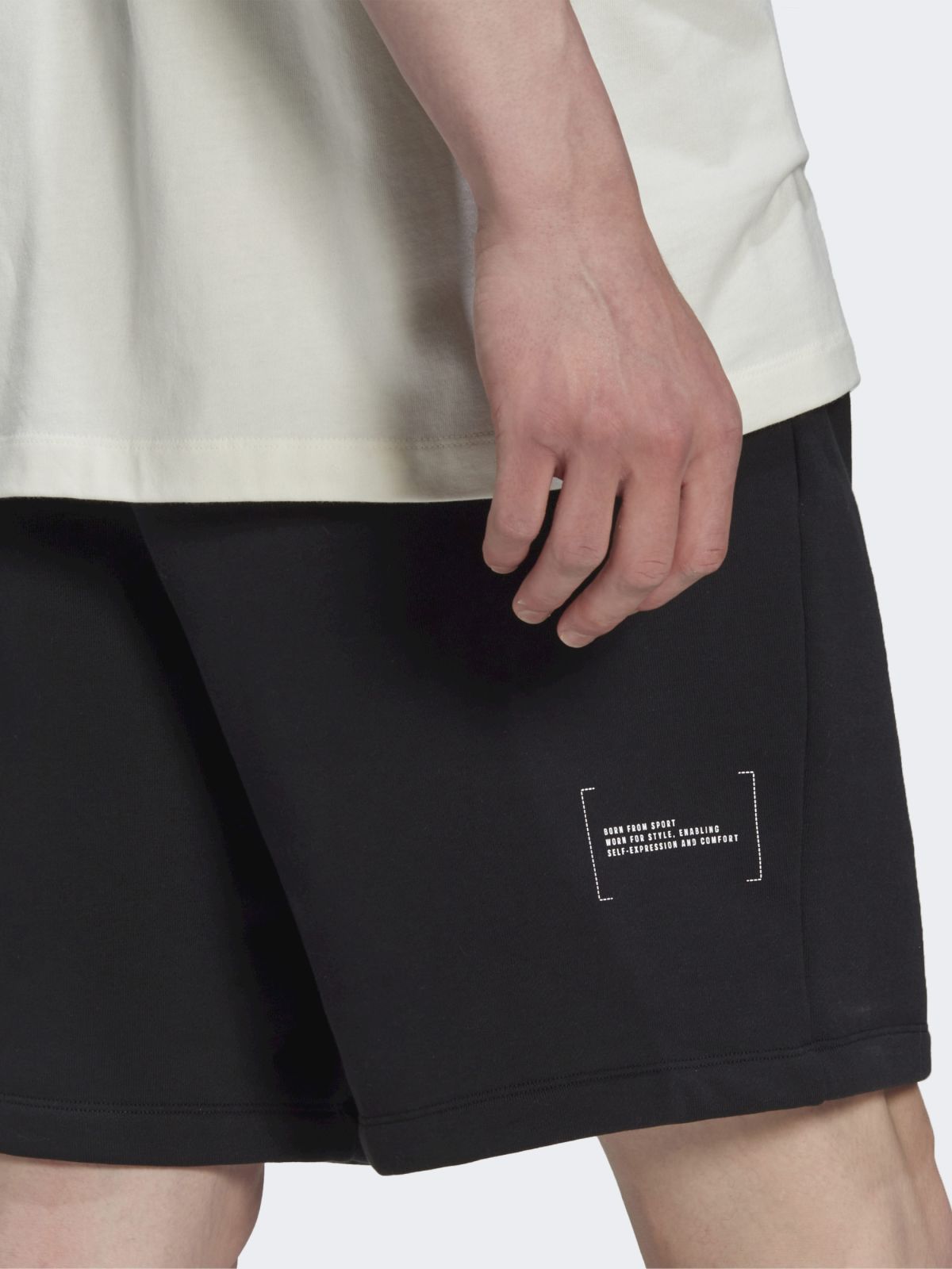  מכנסי טרנינג קצרים עם הדפס לוגו של ADIDAS Performance